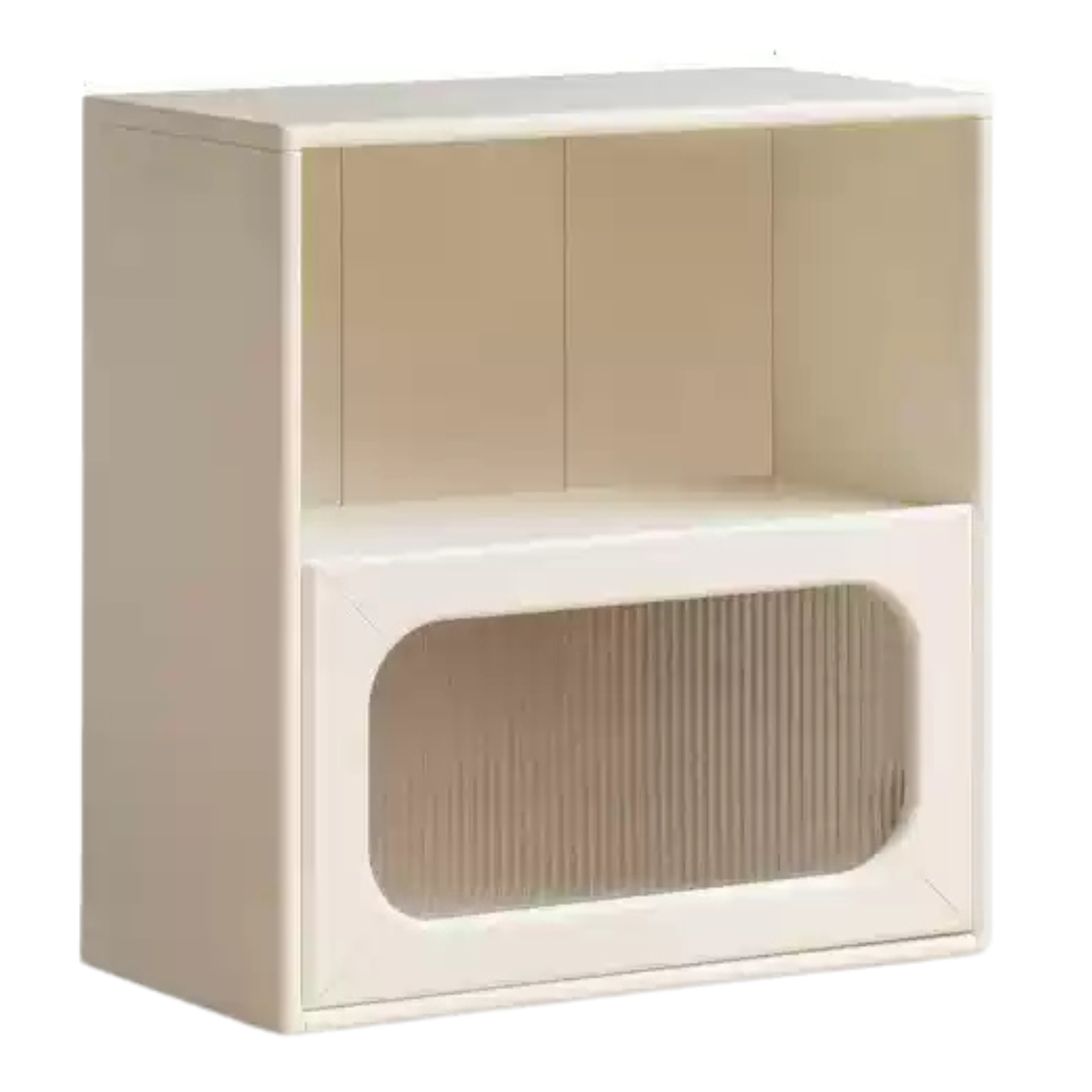 Solid Rubberwood, Poplar Solid Wood Multi-function Bookcase.