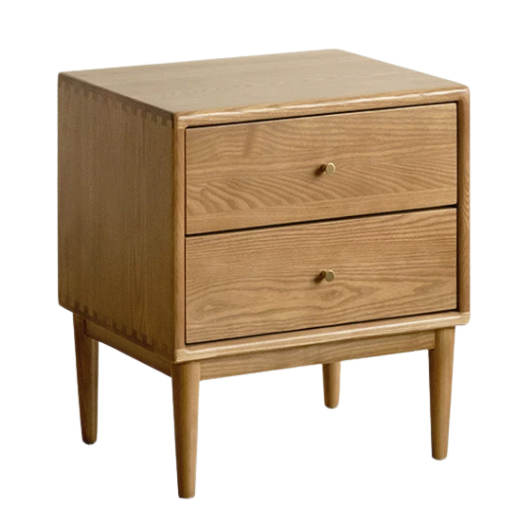 Ash, Cherry Solid Wood Modern Simple Nightstand