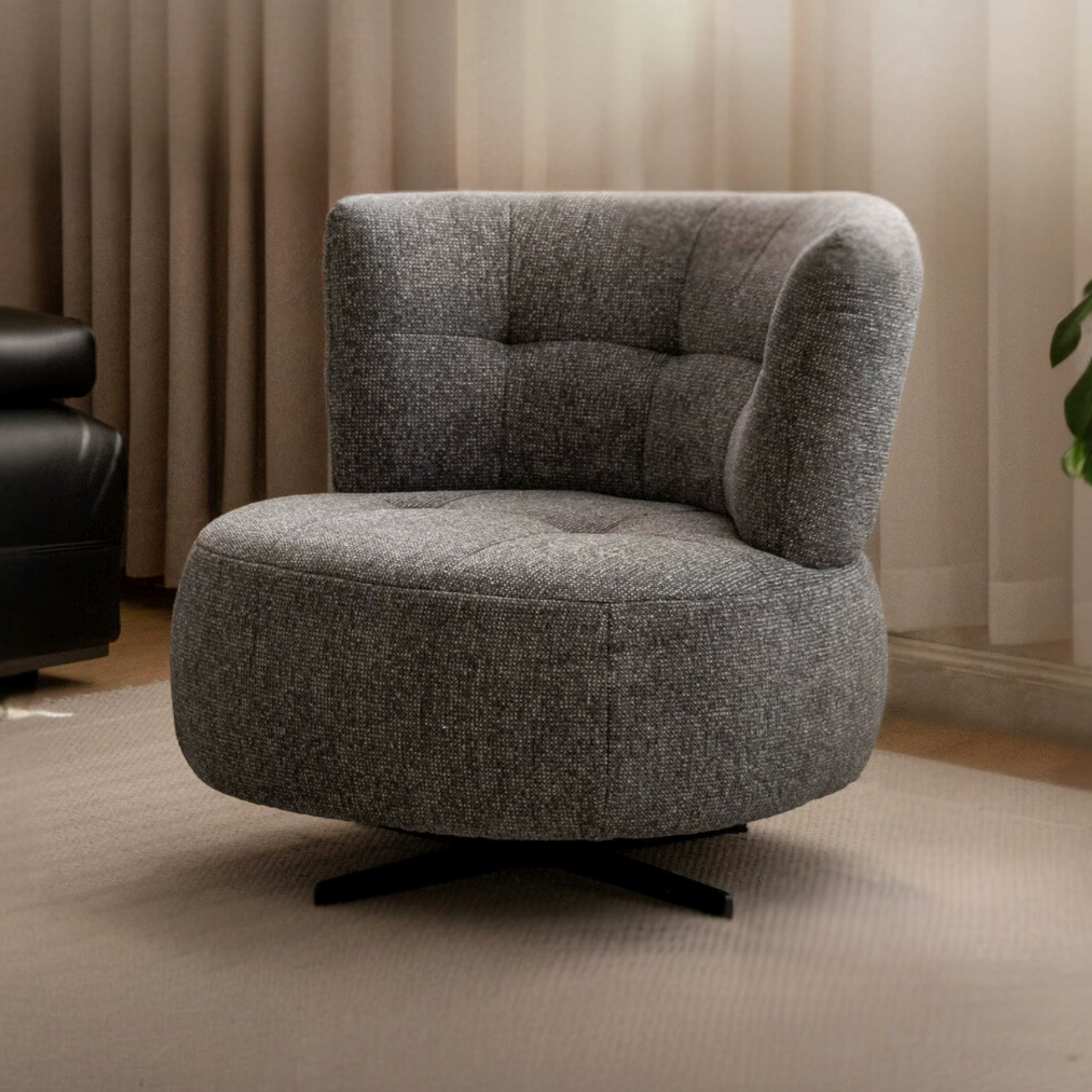 Fabric Modern Simple Single Seat Armchair.