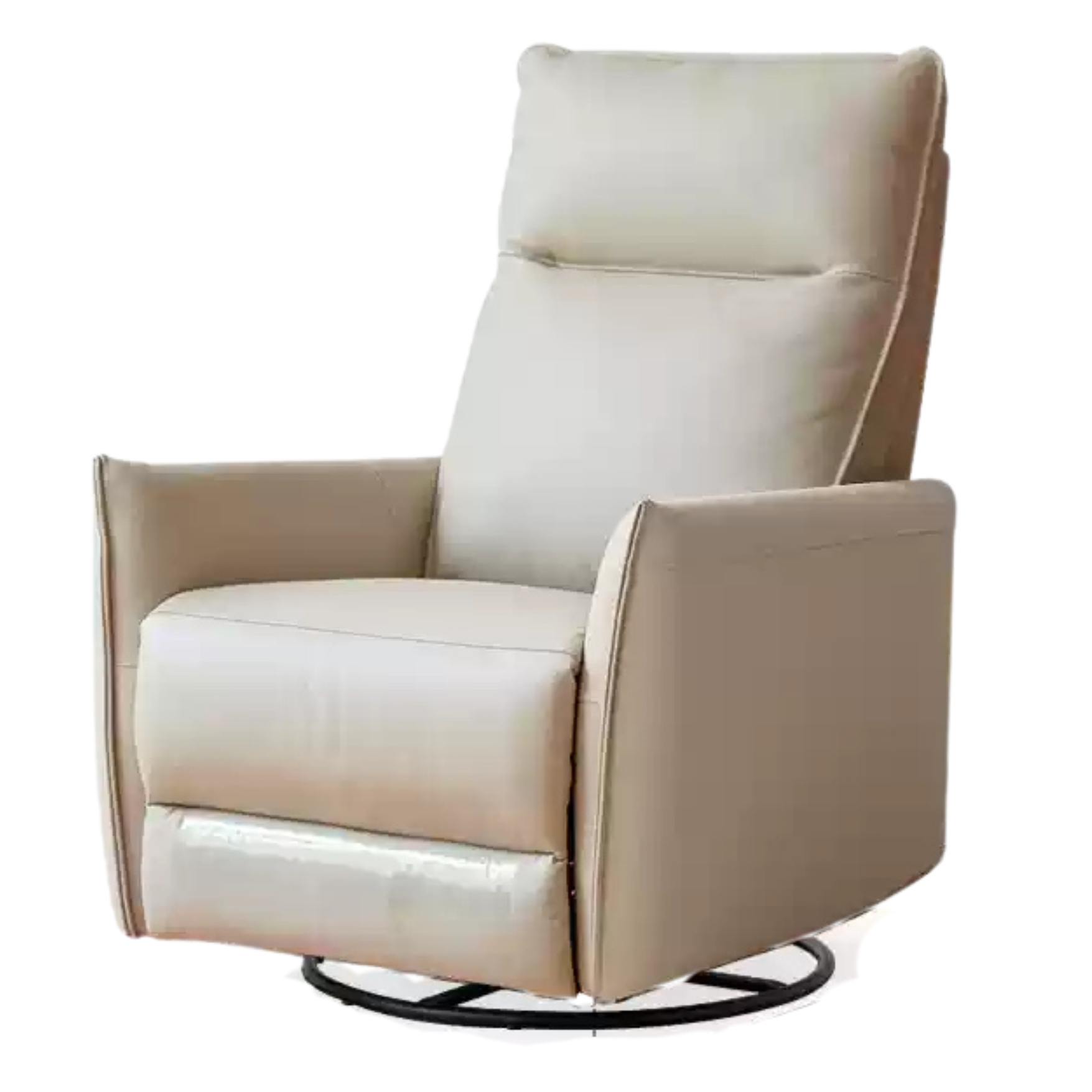 Leather Multifunctional Rotating Single Chair