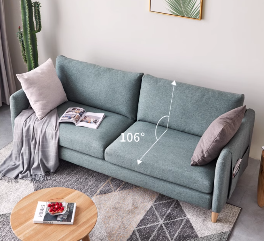Fabric sofa simple modern.