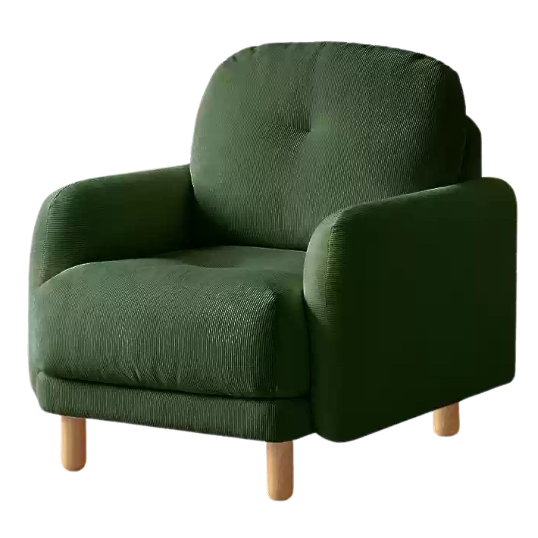 Cream Style goose down Leisure Fabric armchair)