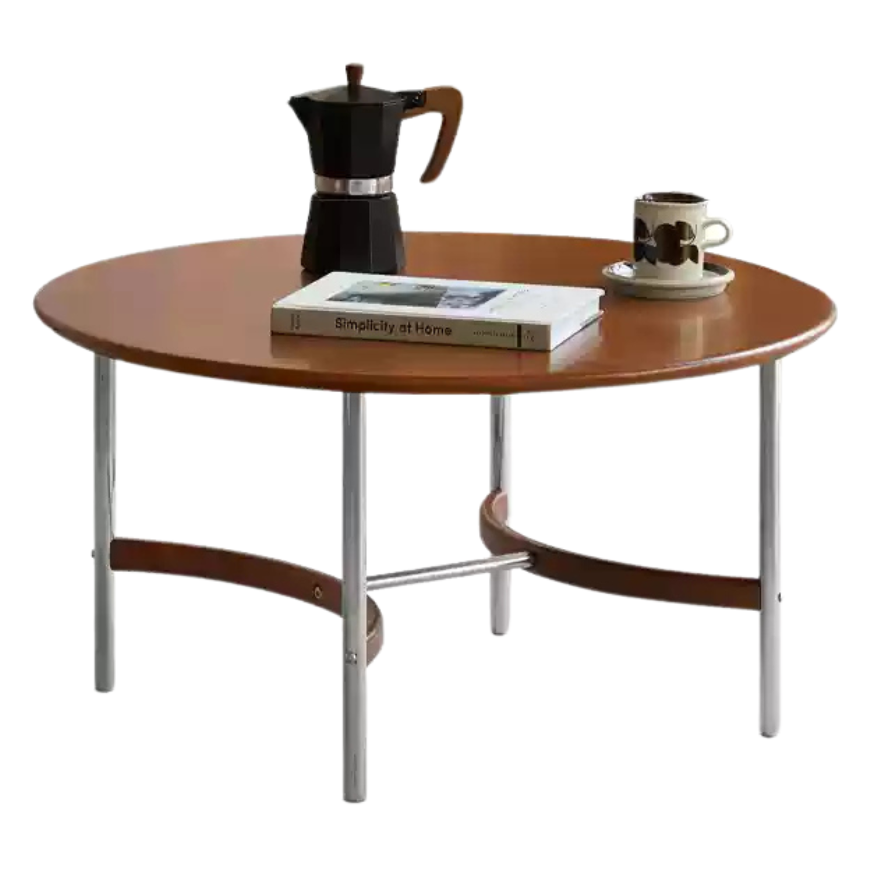 Poplar Solid Wood American Retro Coffee Table.