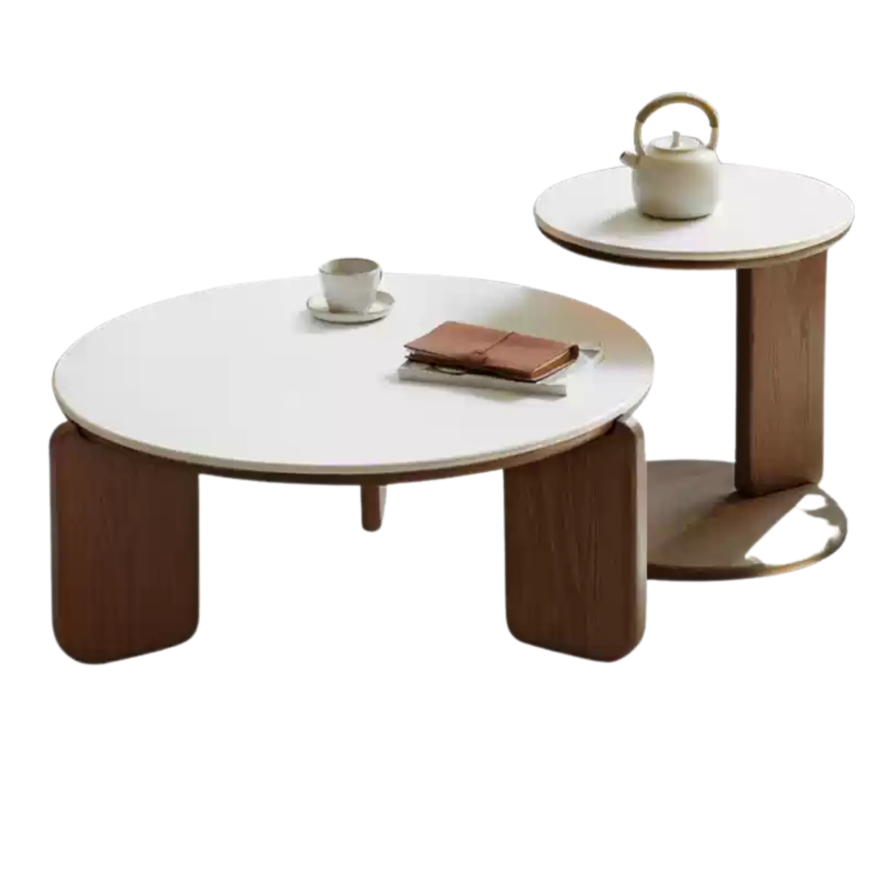 Oak, Ash, Poplar Solid Wood Slate Coffee Table