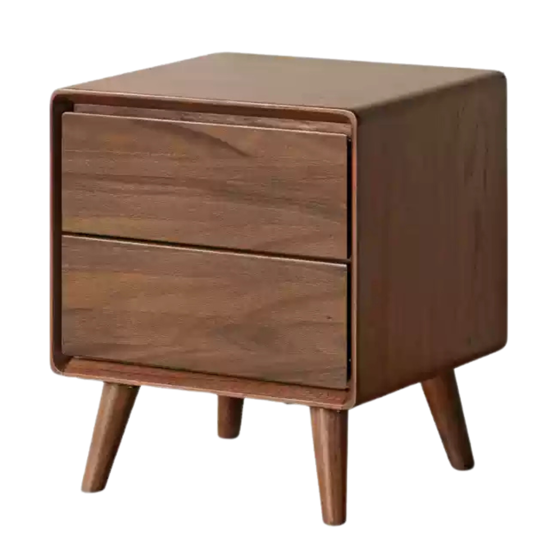 Black Walnut, Ash, Oak Solid Wood Classic Nightstand.