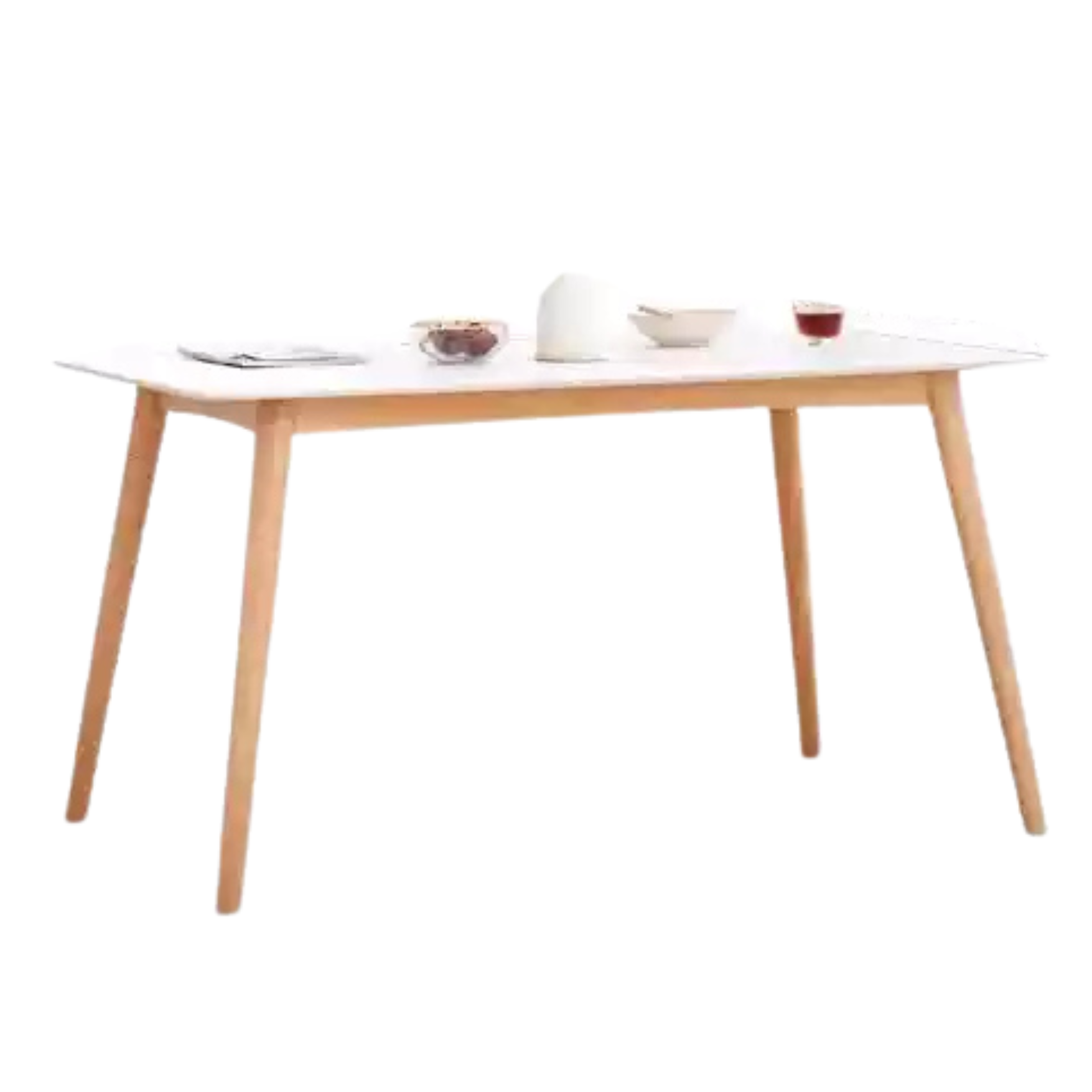 Beech Solid Wood Modern Dining Table