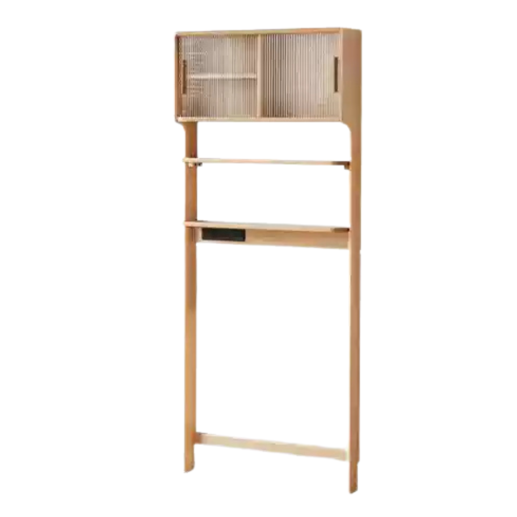 Beech Solid Wood Dining Sideboard Integrated Multifunctional Rack Household