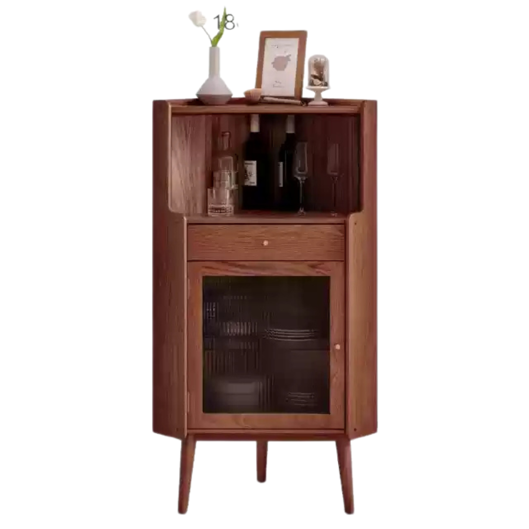 Oak Solid Wood Corner Sideboard