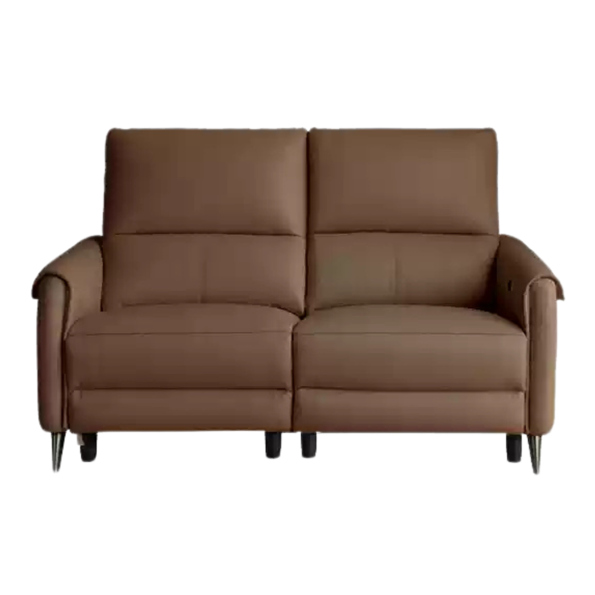 Leather Sofa Multifunctional Telescopic Electric Sofa.