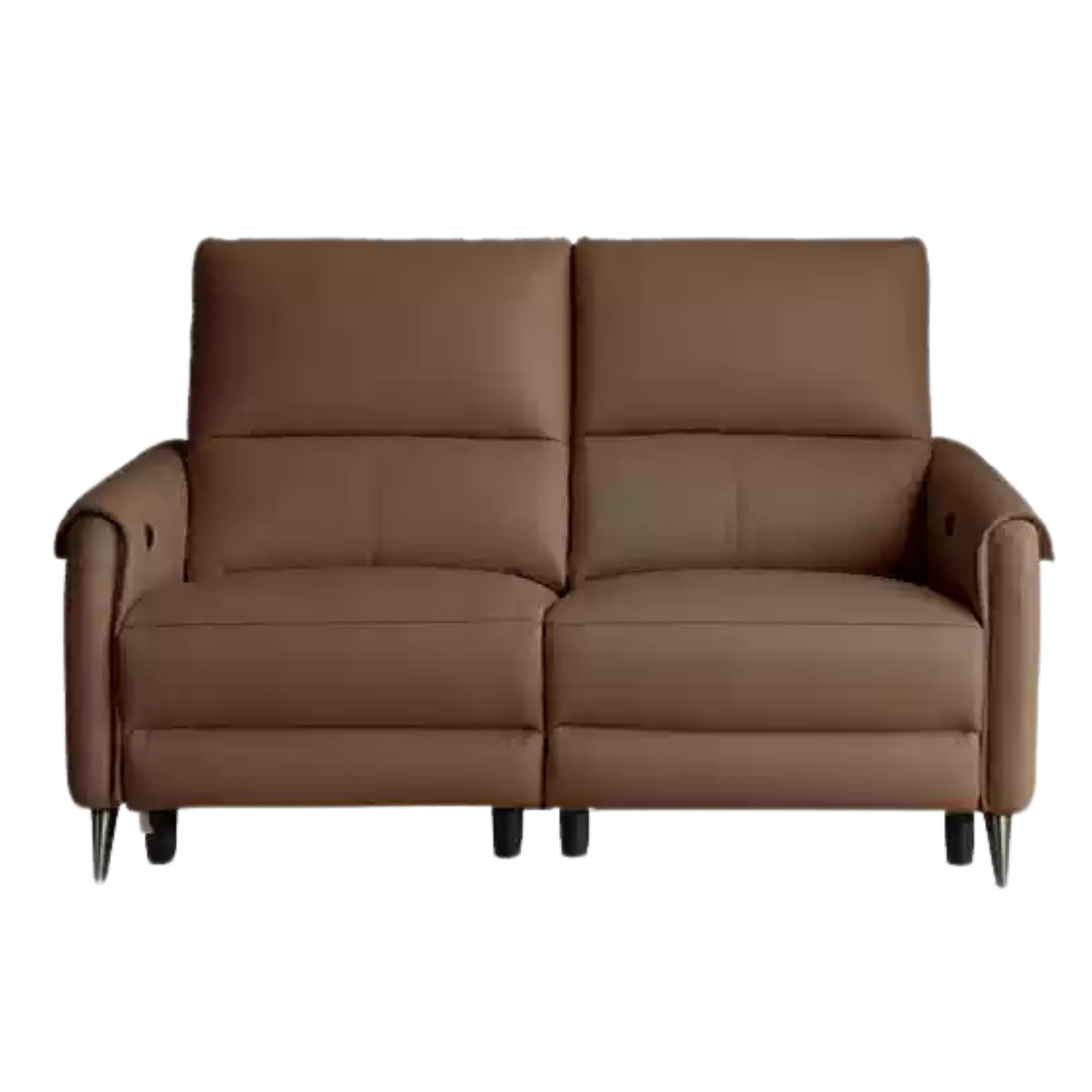 Leather Sofa Multifunctional Telescopic Electric Sofa.