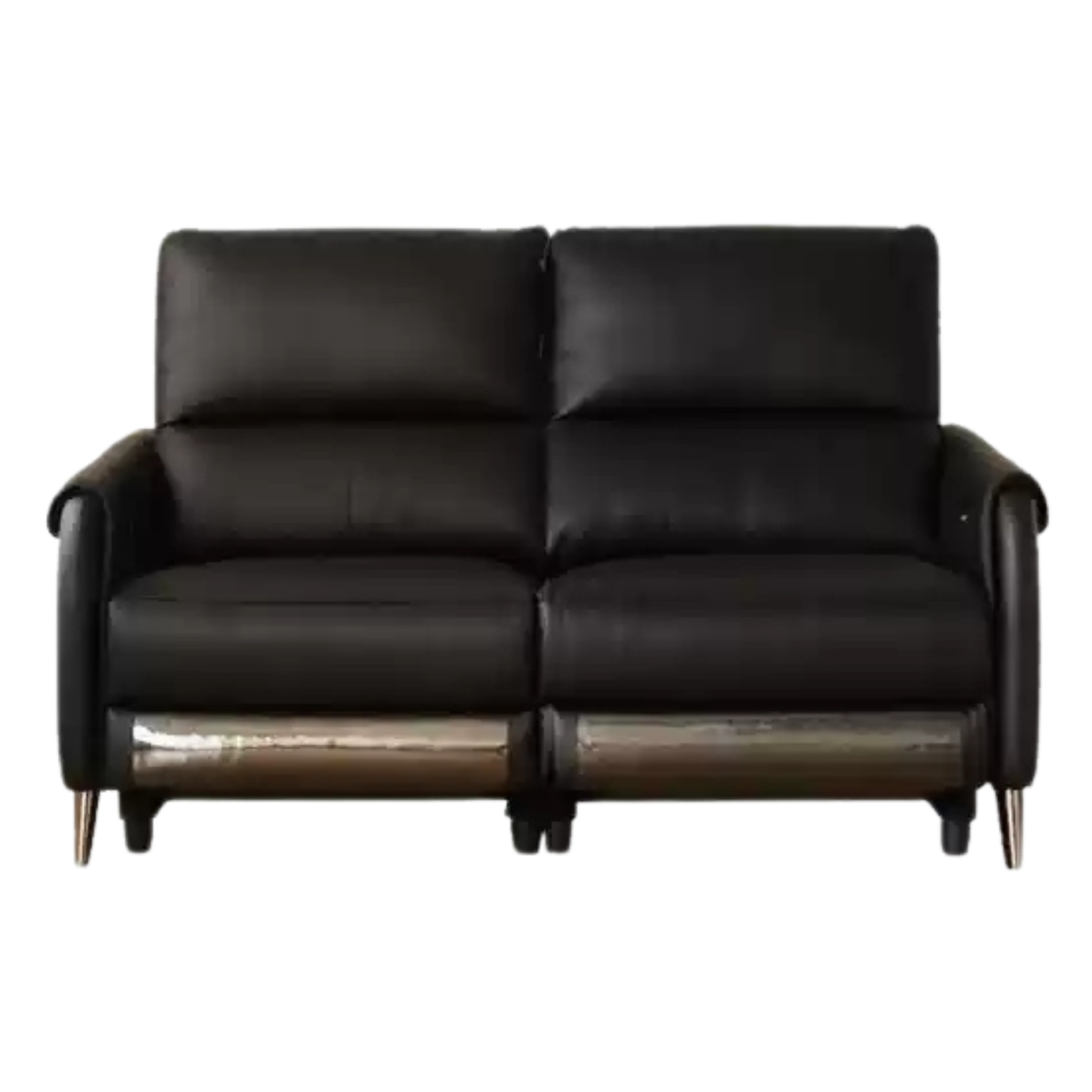 Leather Sofa Multifunctional Telescopic Electric Sofa.