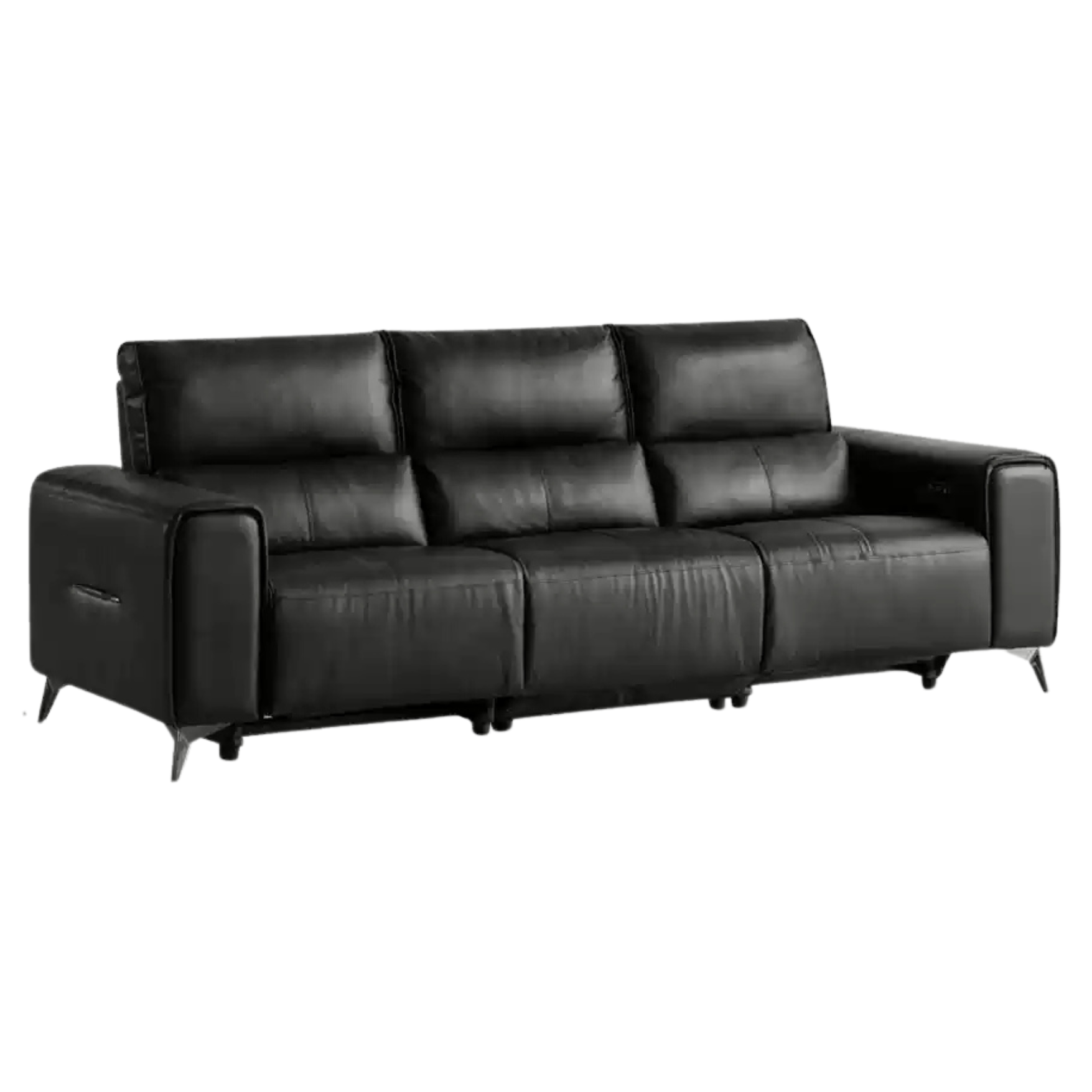 Leather Sofa Top Layer Cowhide Functional Sofa.