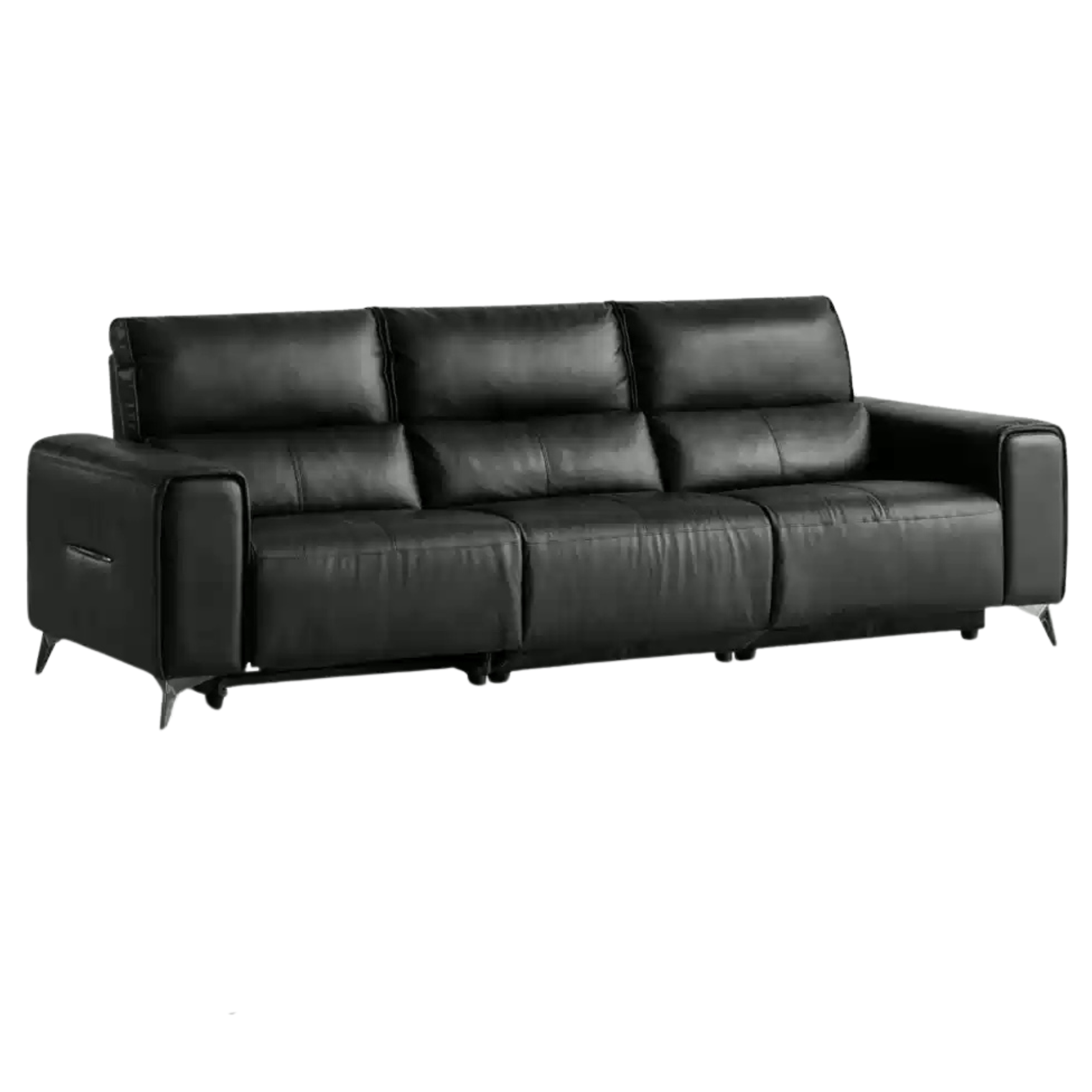 Leather Sofa Top Layer Cowhide Functional Sofa.