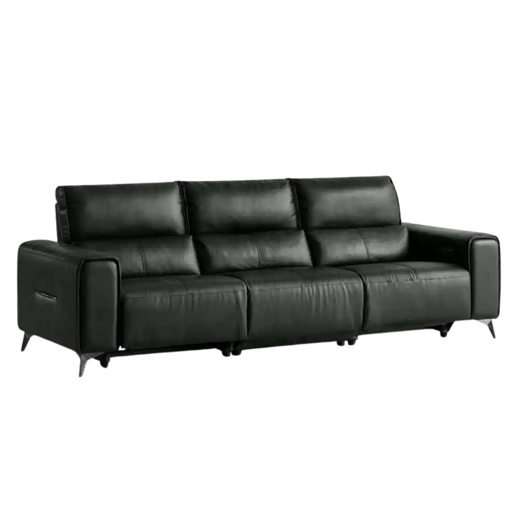 Leather Sofa Top Layer Cowhide Functional Sofa.