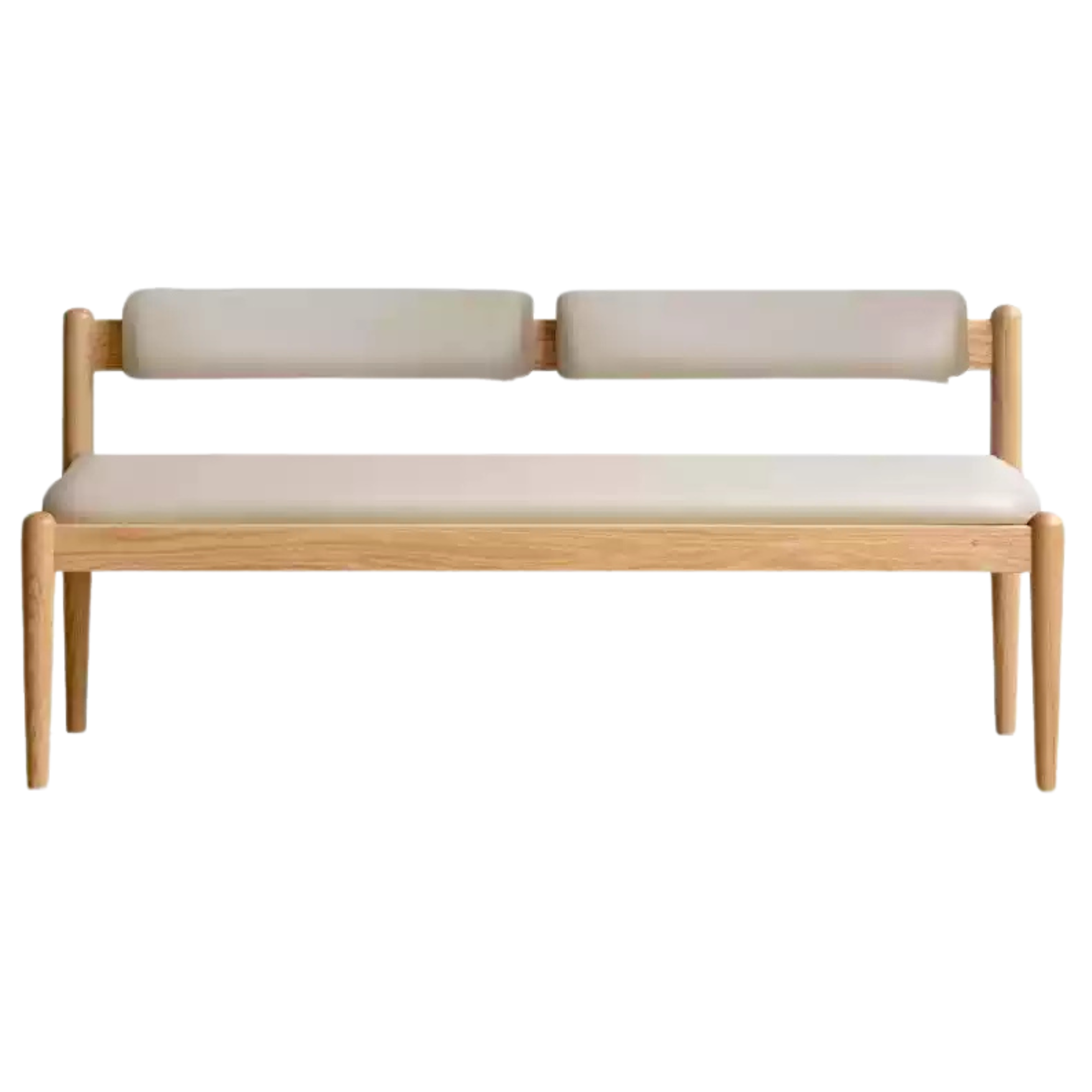 Black Walnut, Oak Solid Wood Soft Bench