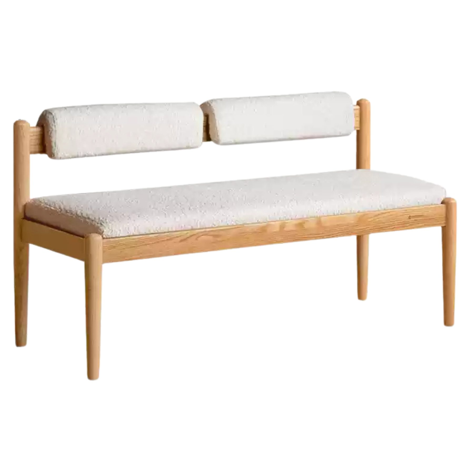Black Walnut, Oak Solid Wood Soft Bench