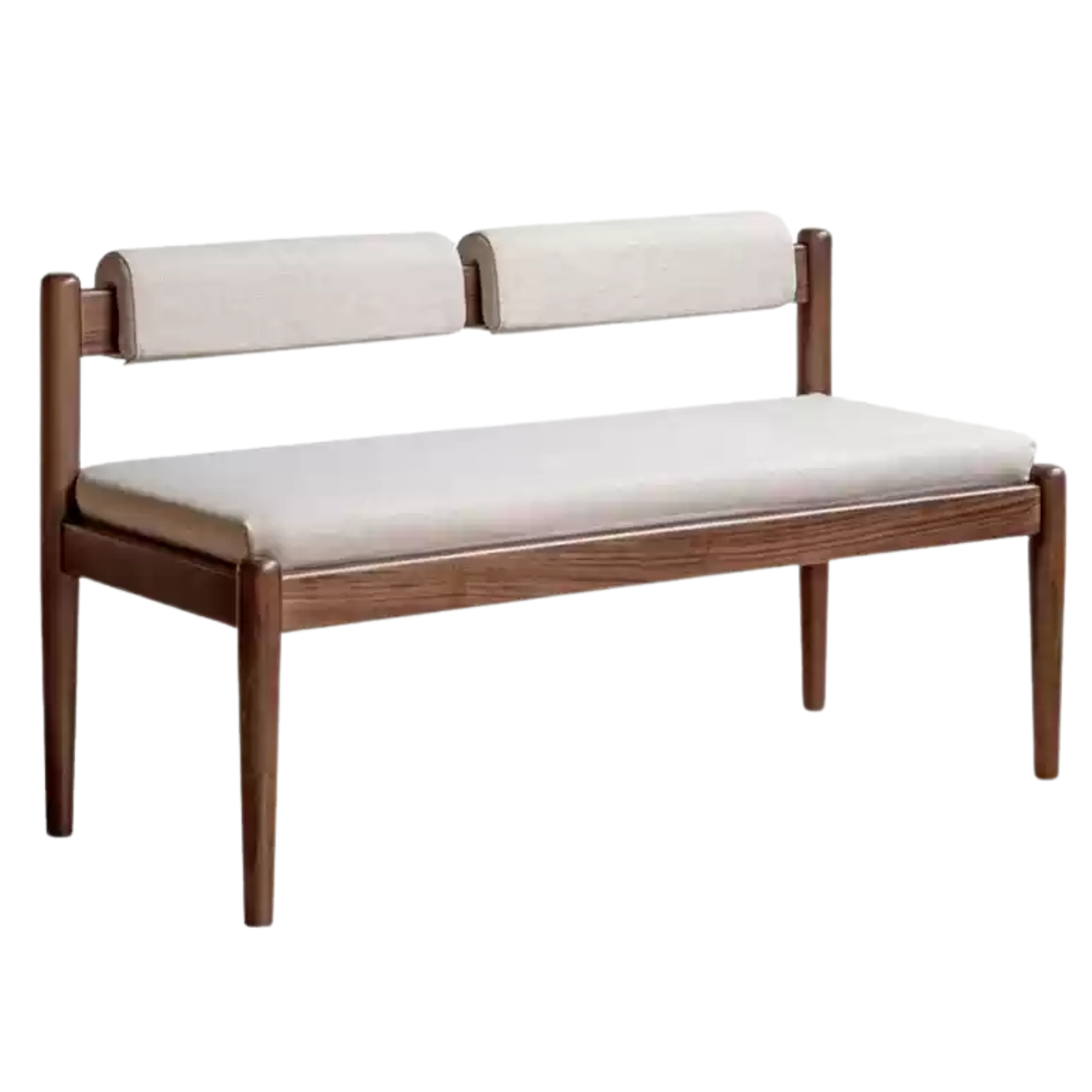Black Walnut, Oak Solid Wood Soft Bench