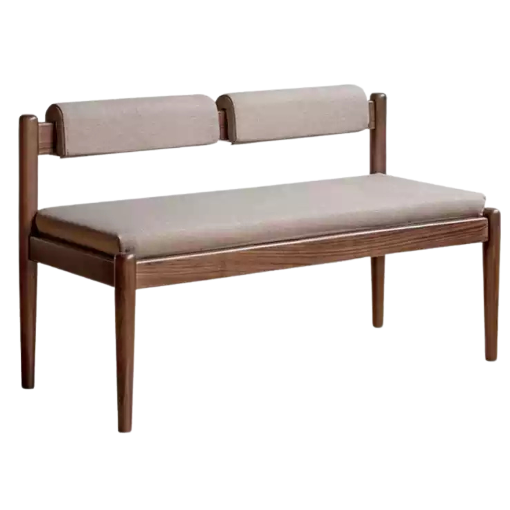 Black Walnut, Oak Solid Wood Soft Bench