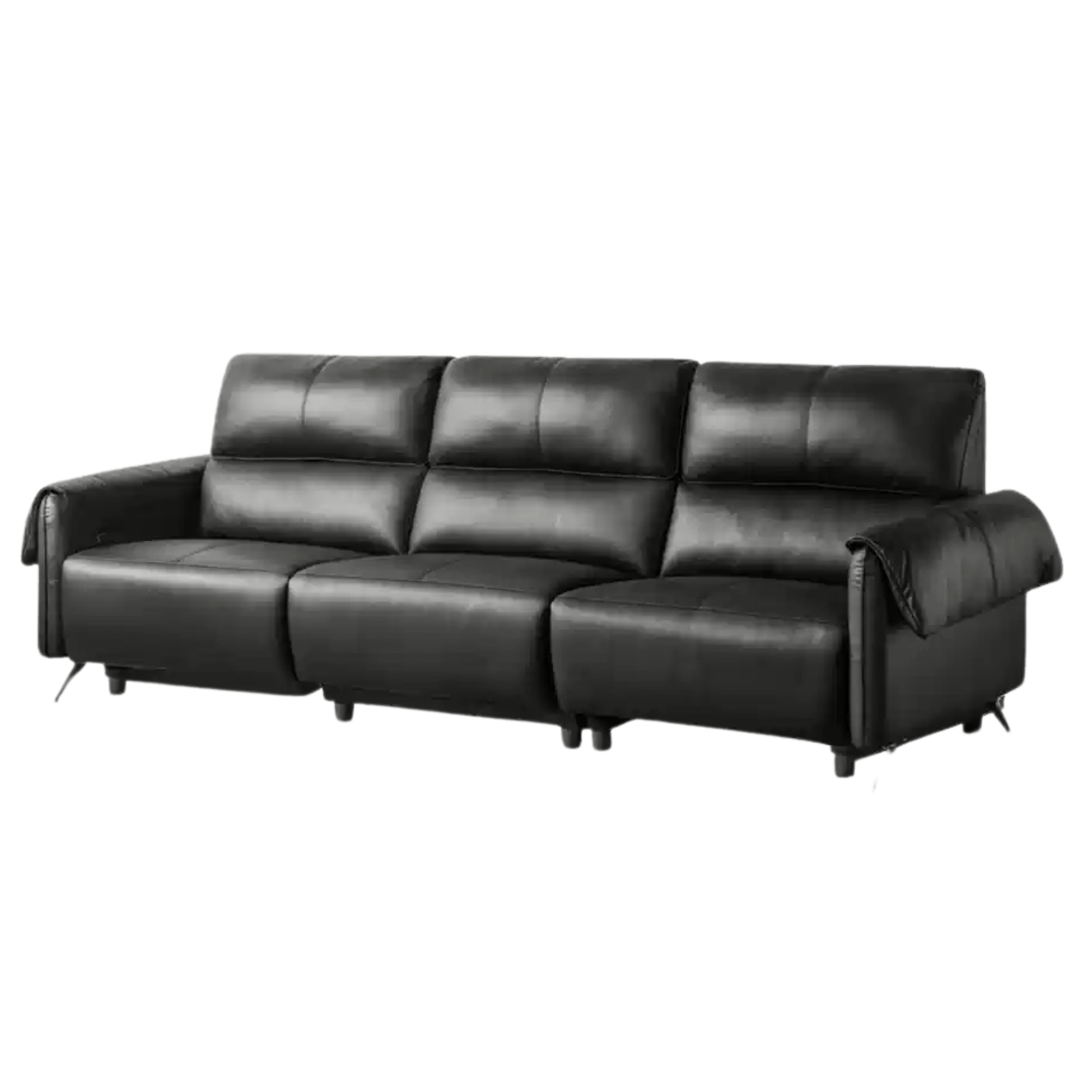 Leather Telescopic Electric Sofa Modern.