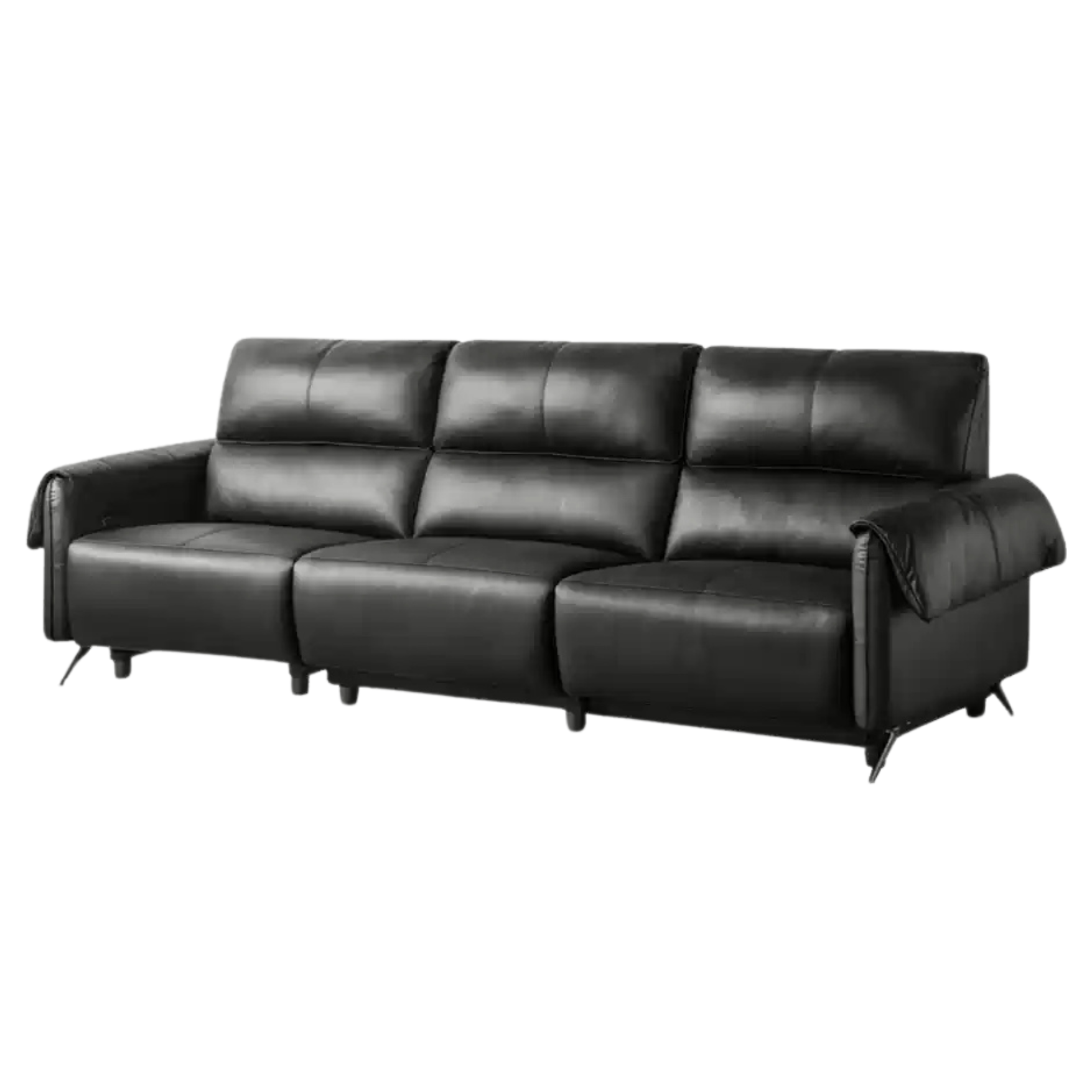 Leather Telescopic Electric Sofa Modern.