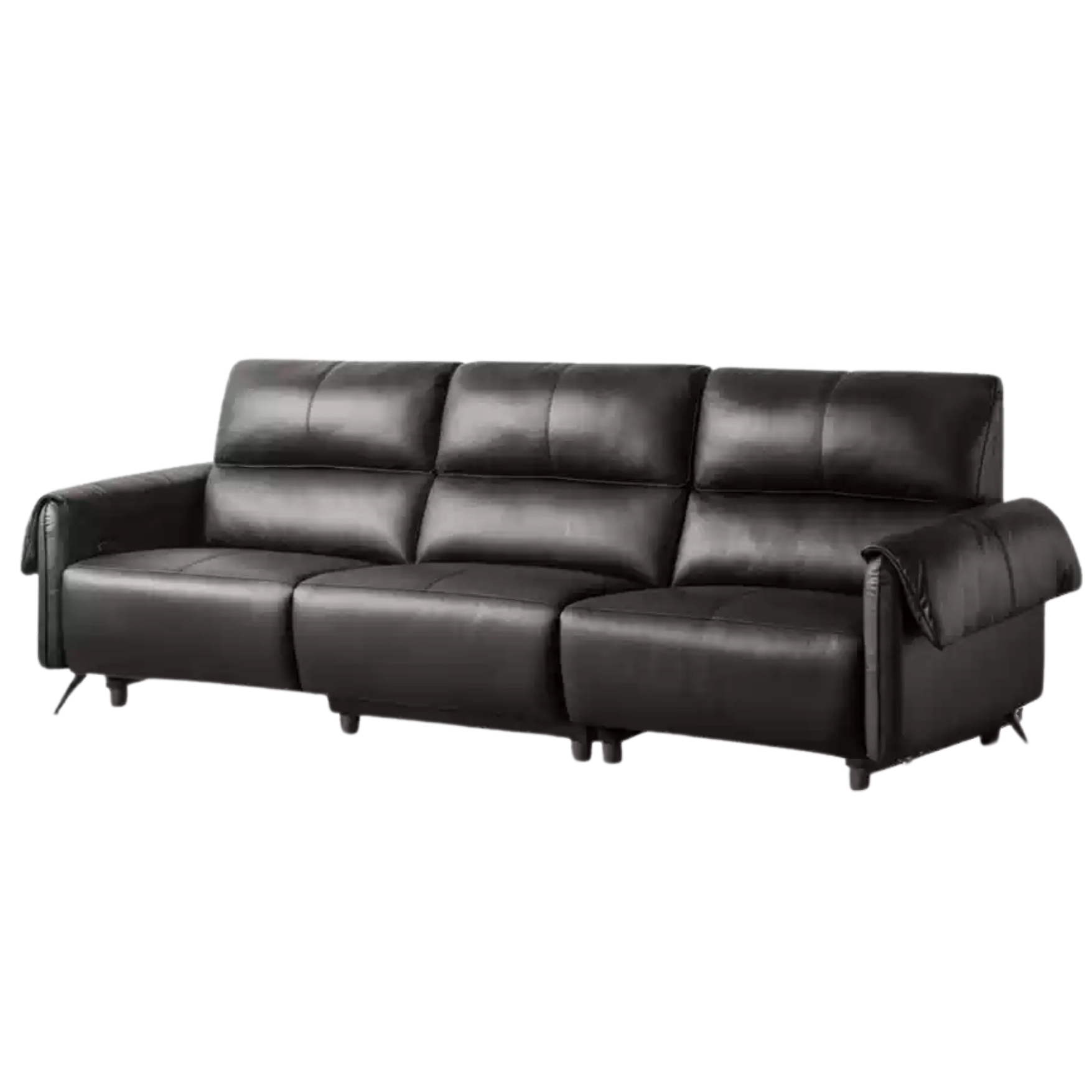 Leather Telescopic Electric Sofa Modern.
