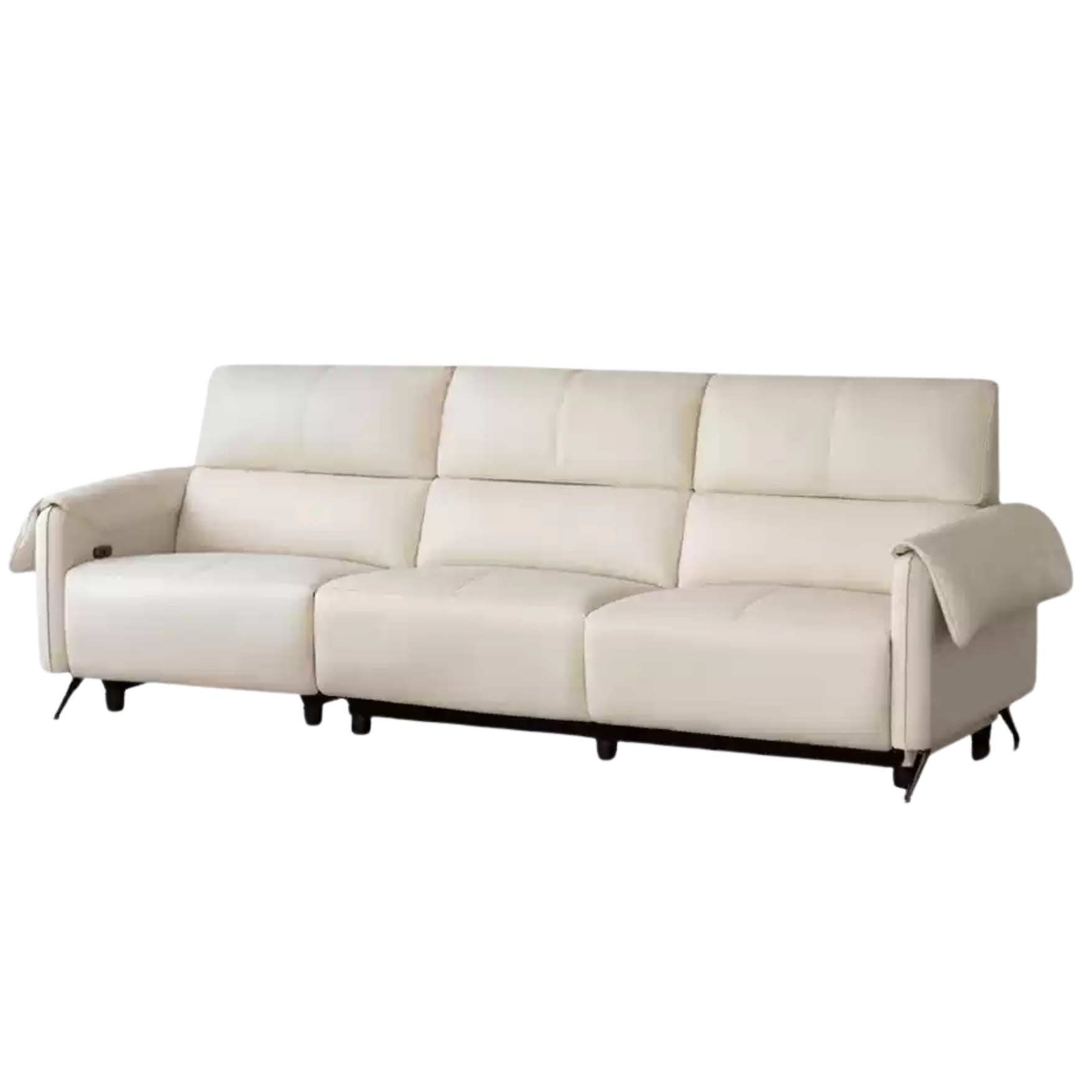 Leather Telescopic Electric Sofa Modern.