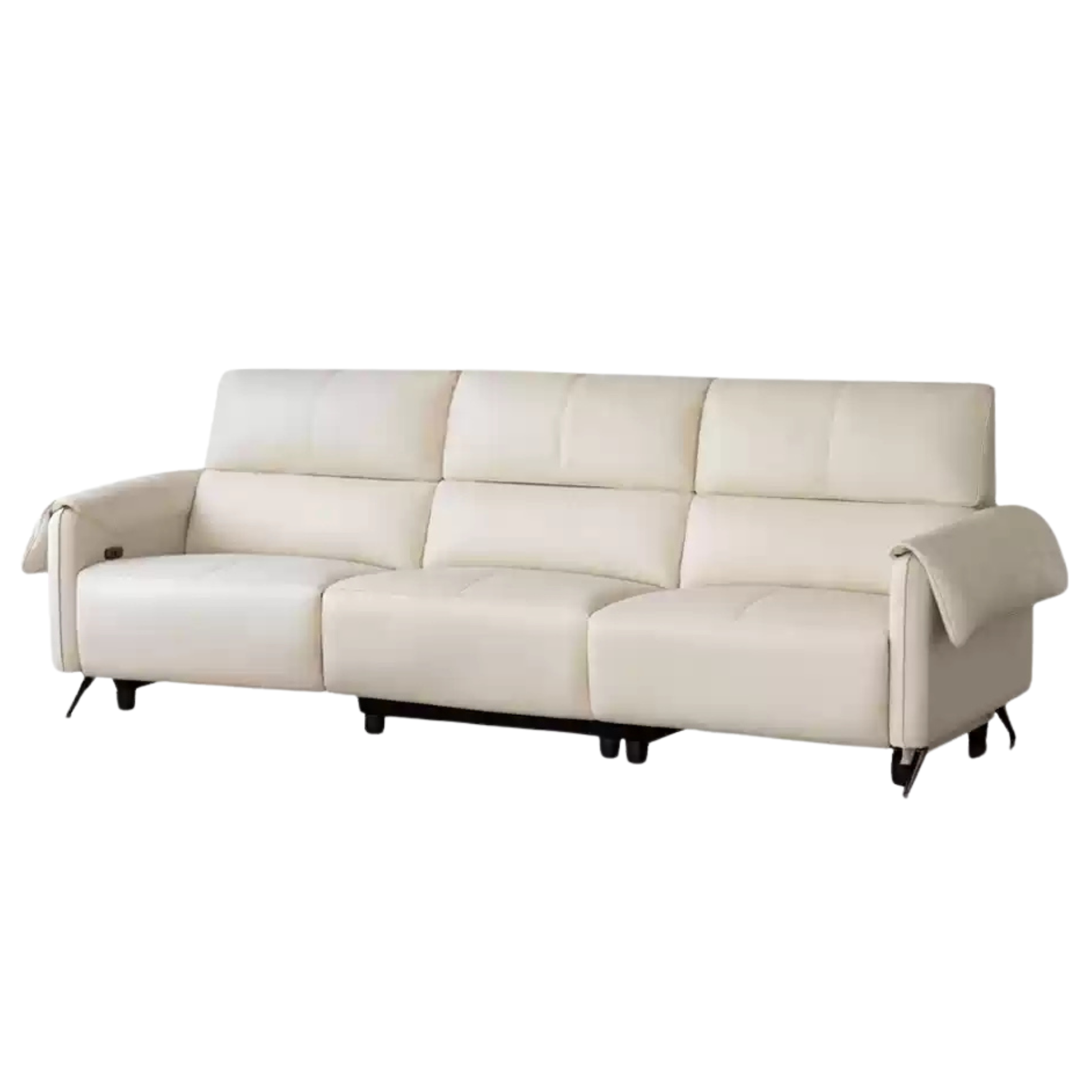 Leather Telescopic Electric Sofa Modern.