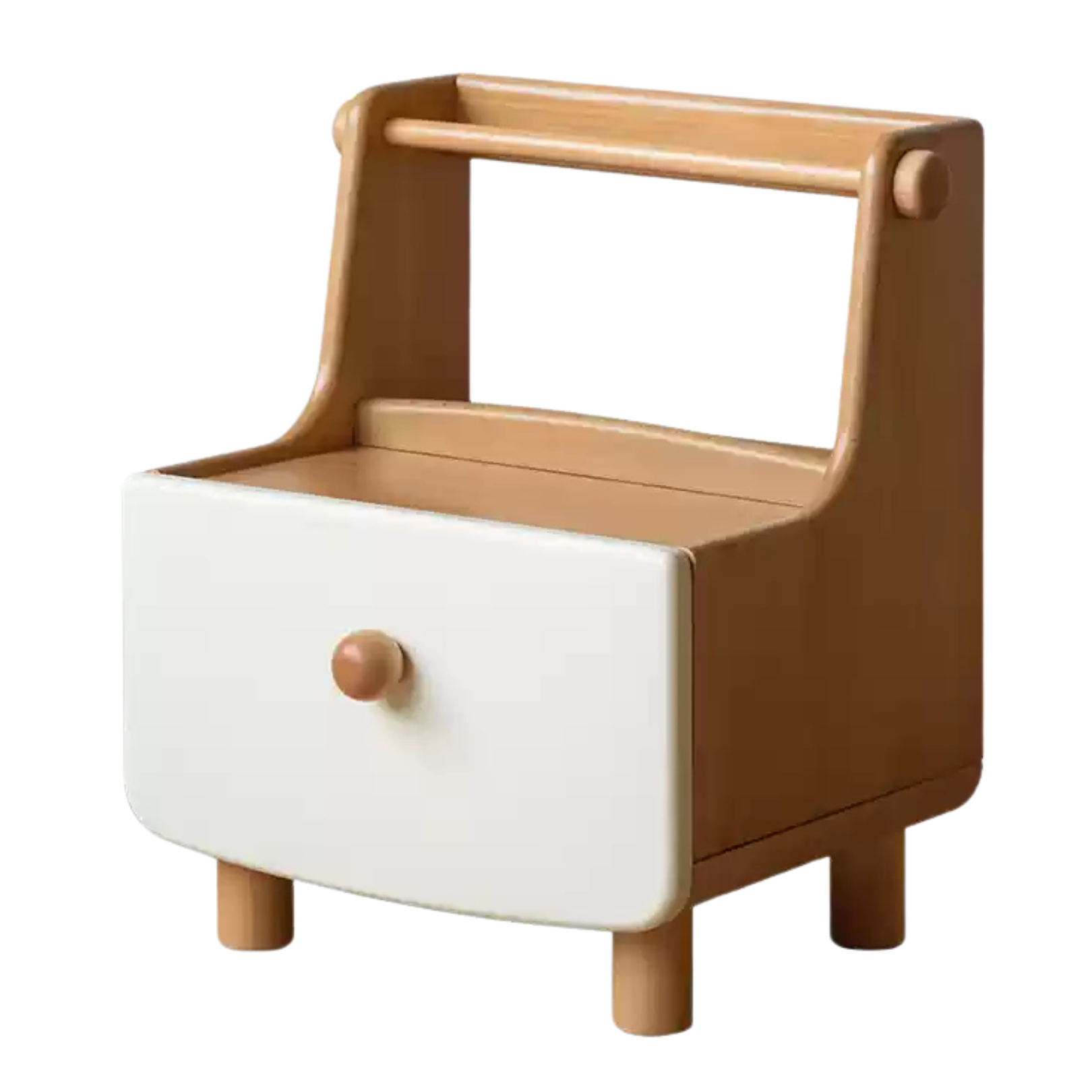 Beech Solid Wood Children's Nightstand.