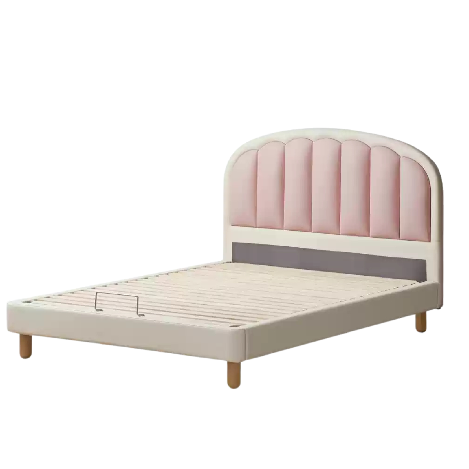 Organic leather Children's Cream Style Soft Bed.