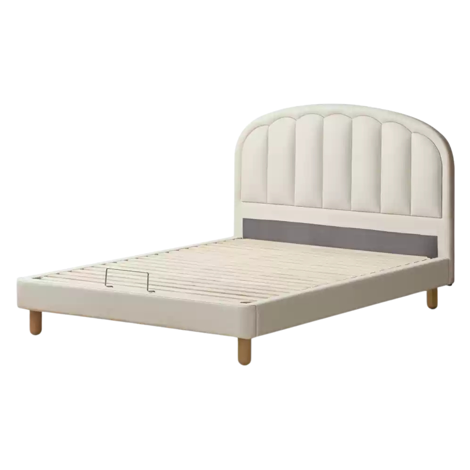 Organic leather Children's Cream Style Soft Bed.