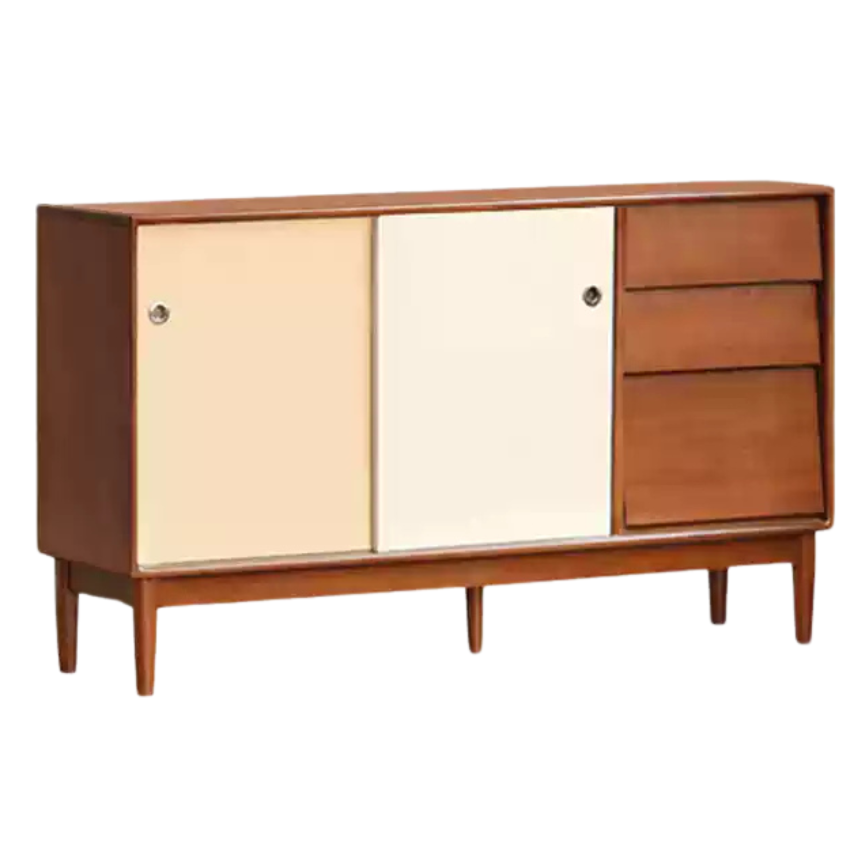 Tulipwood Solid Wood Vintage Style Retro Sideboard