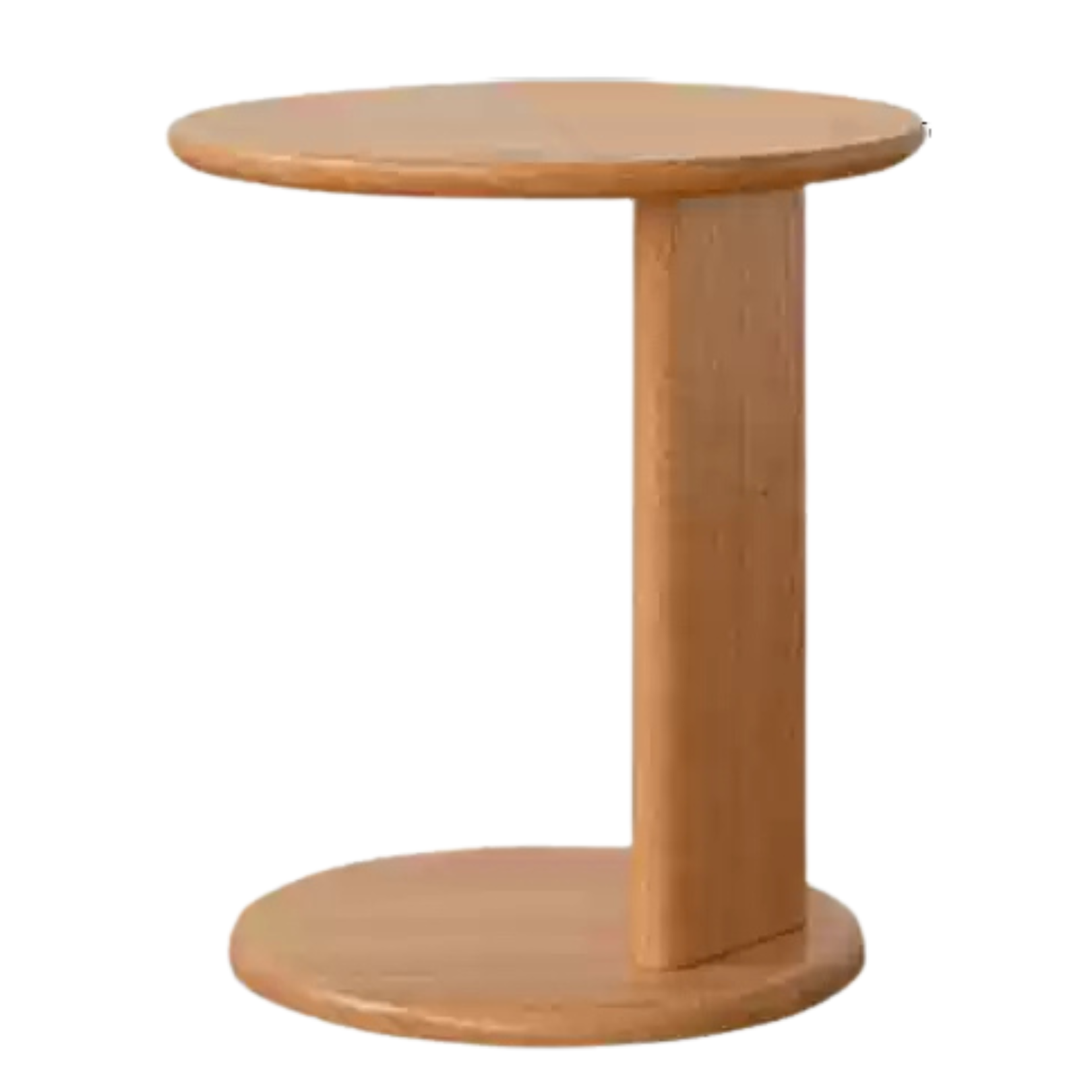 Oak Solid Wood Modern Rock Plate Coffee Table.