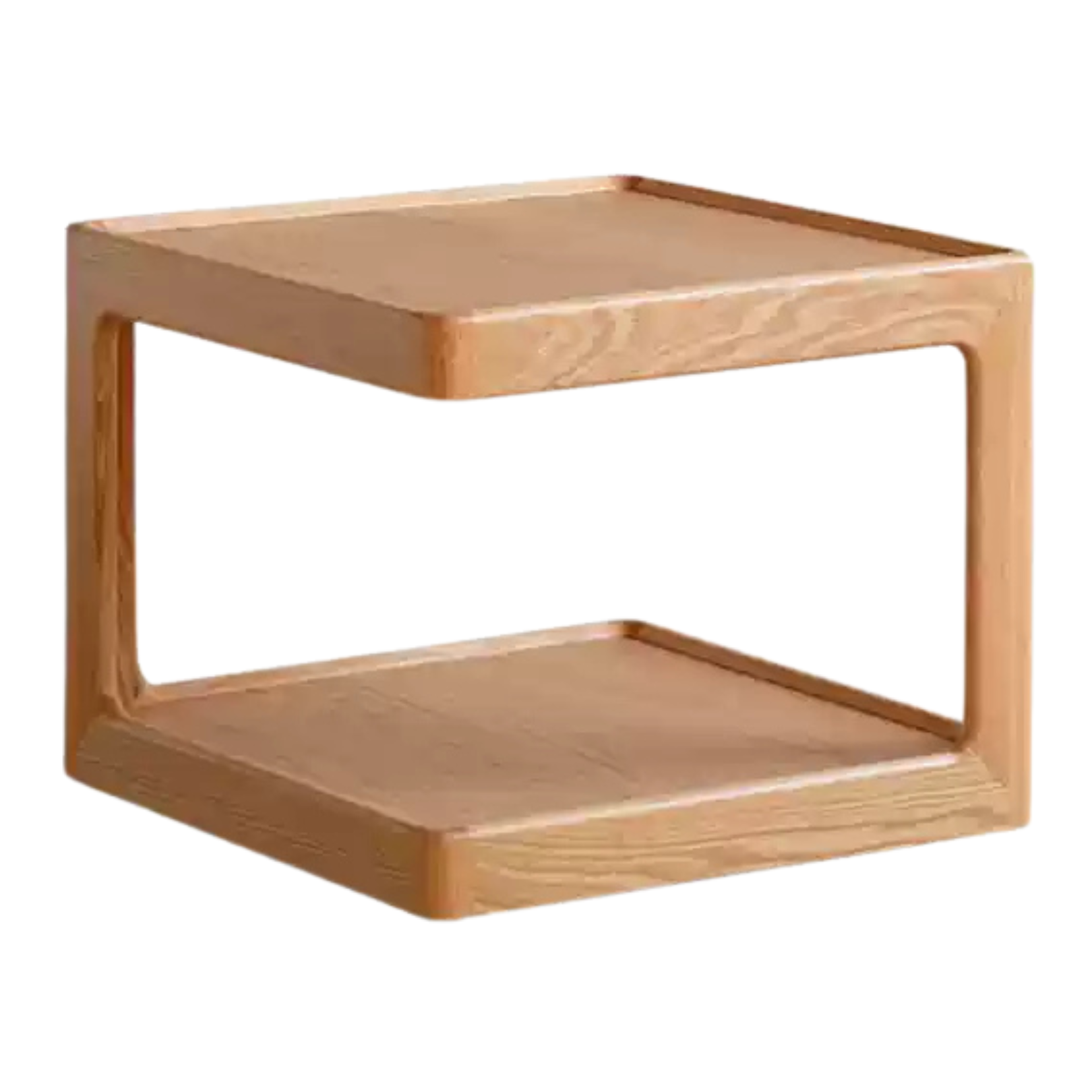 Oak Solid Wood Square Coffee Table.