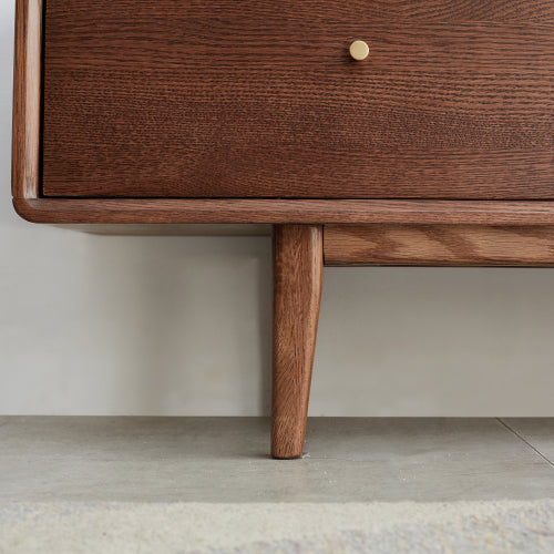 Oak Solid Wood Nordic Modern TV Stand