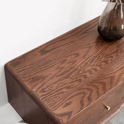 Oak Solid Wood Nordic Modern TV Stand