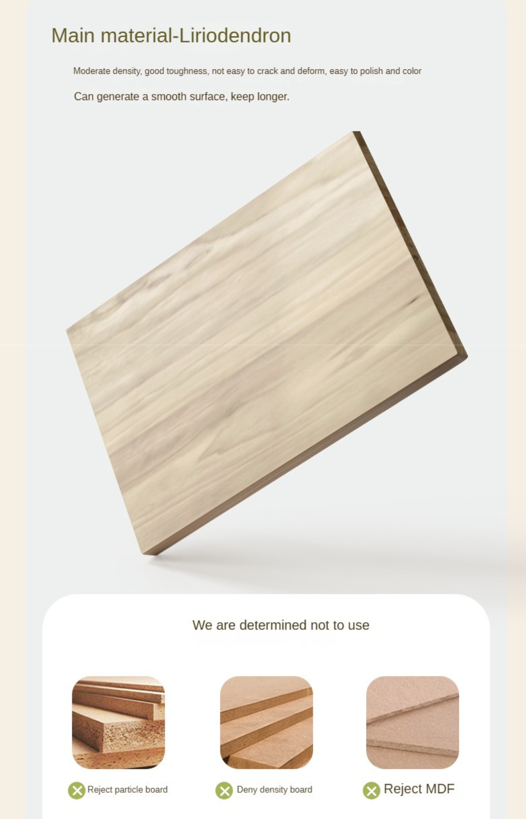 Solid Rubberwood Small White Vanity Table.