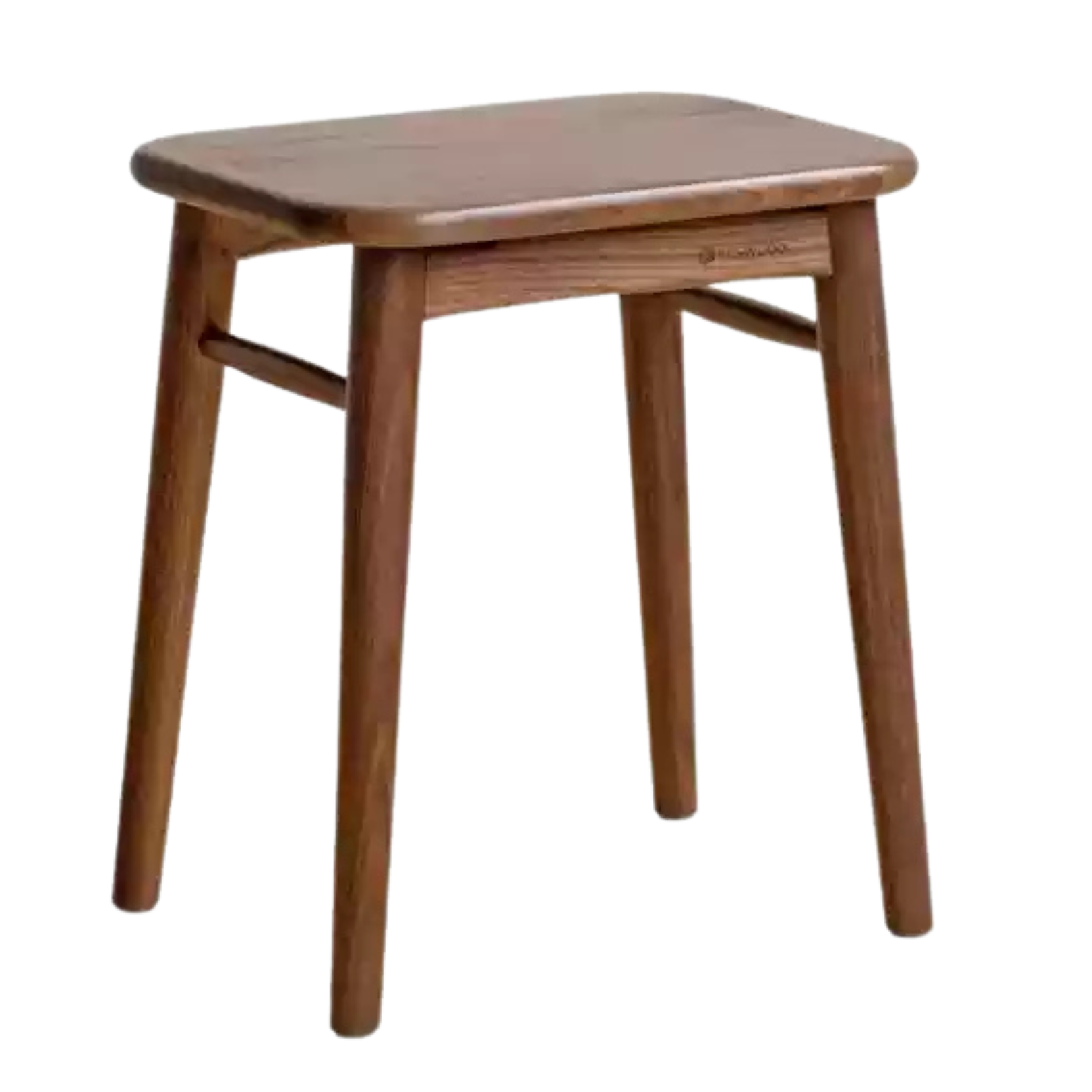 Black Walnut, Oak, Cherry, Sandalwood, Solid Rubberwood Light Luxury Makeup Stool