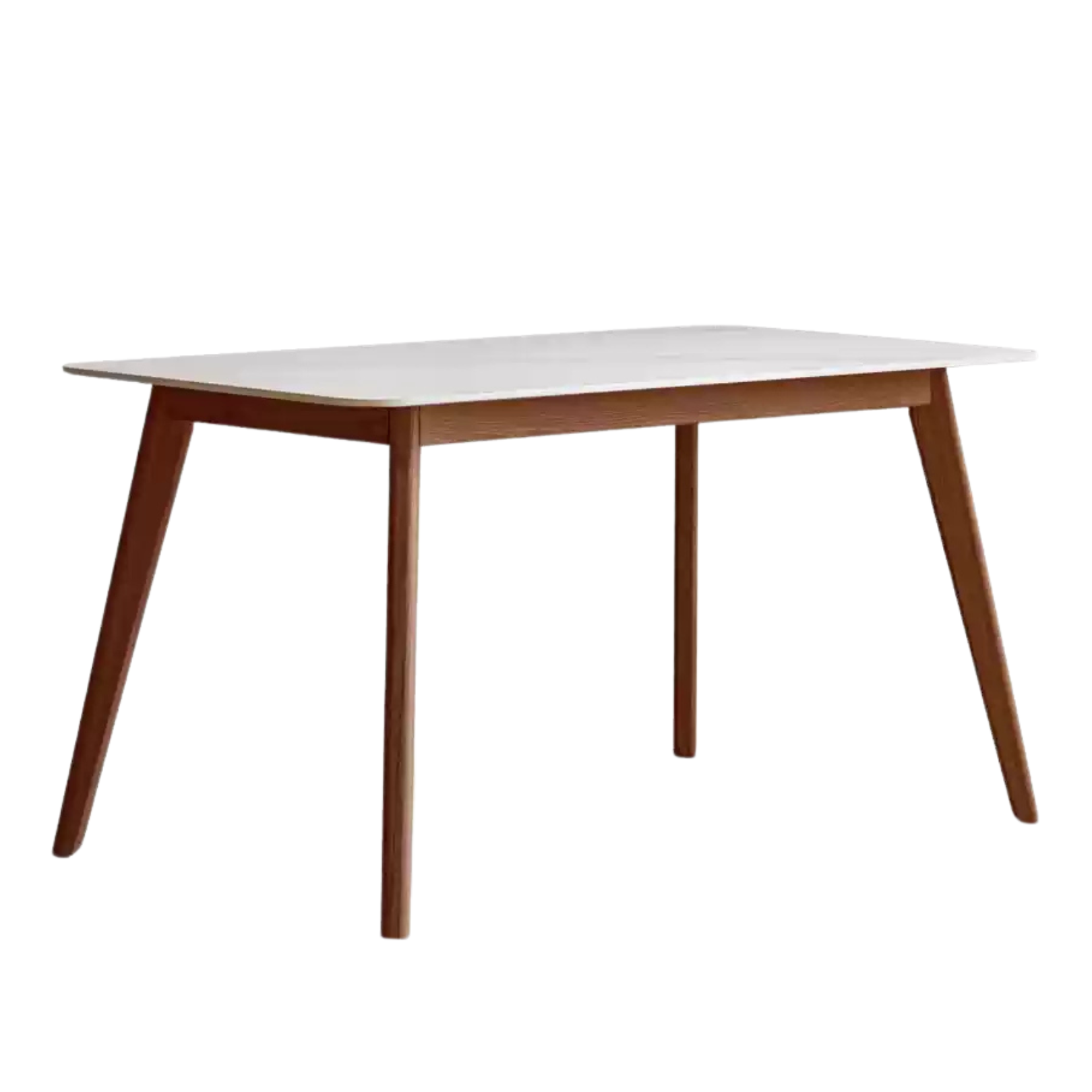 Solid RubberWood, Oak Solid Wood Rock Modern Dining Table
