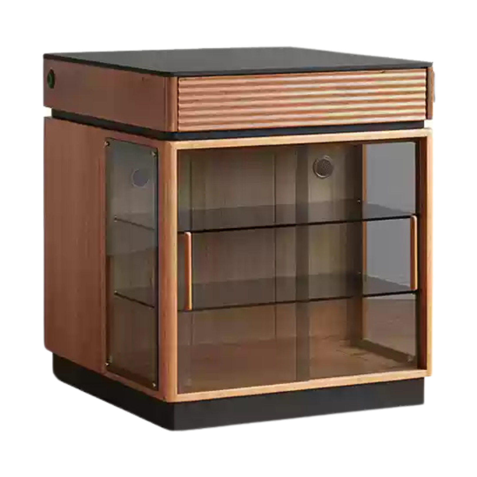 Cherry Solid Wood Island Multifunctional Bar.