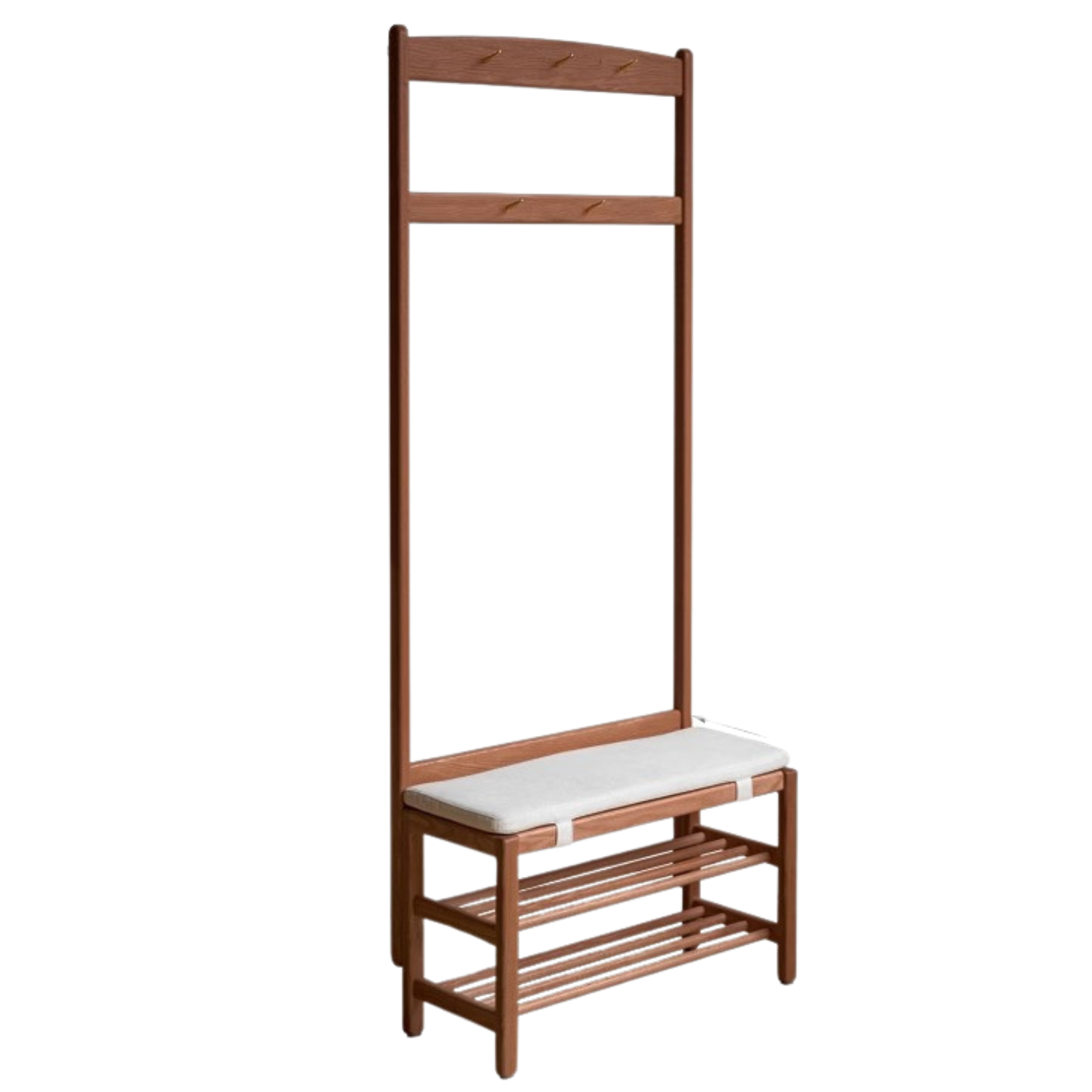 Oak, Beech Solid Wood Shoe Stool Hanger Entrance Partition