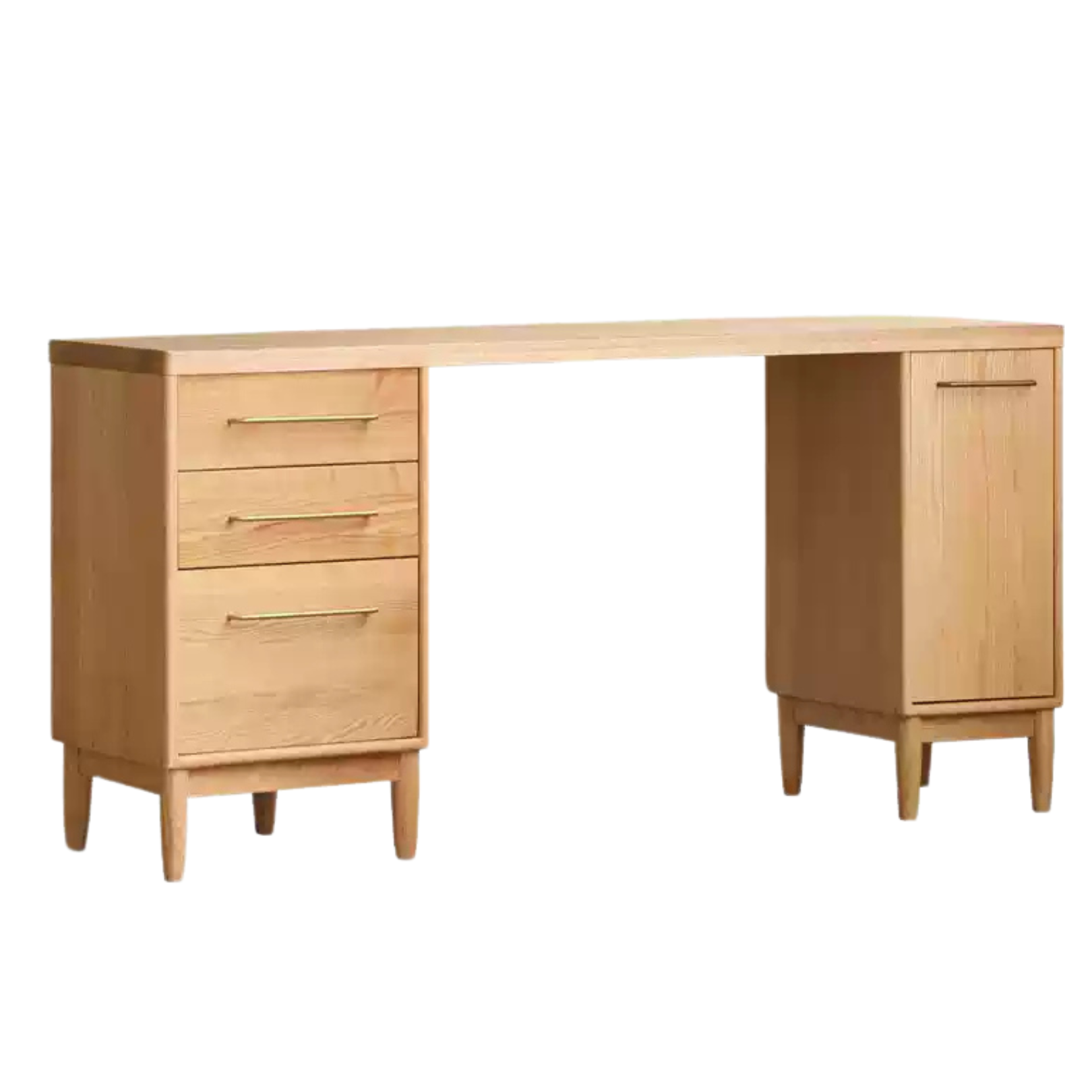 Oak Solid Wood Large Capacity Dining Sideboard