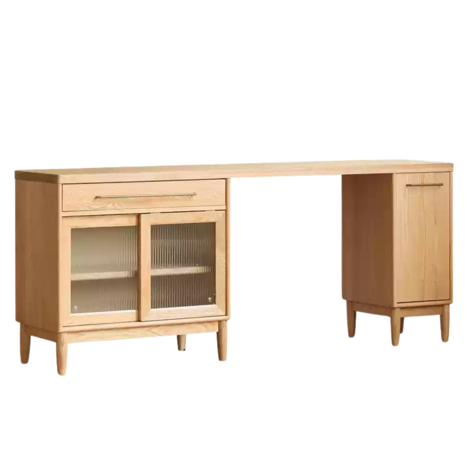 Oak Solid Wood Large Capacity Dining Sideboard