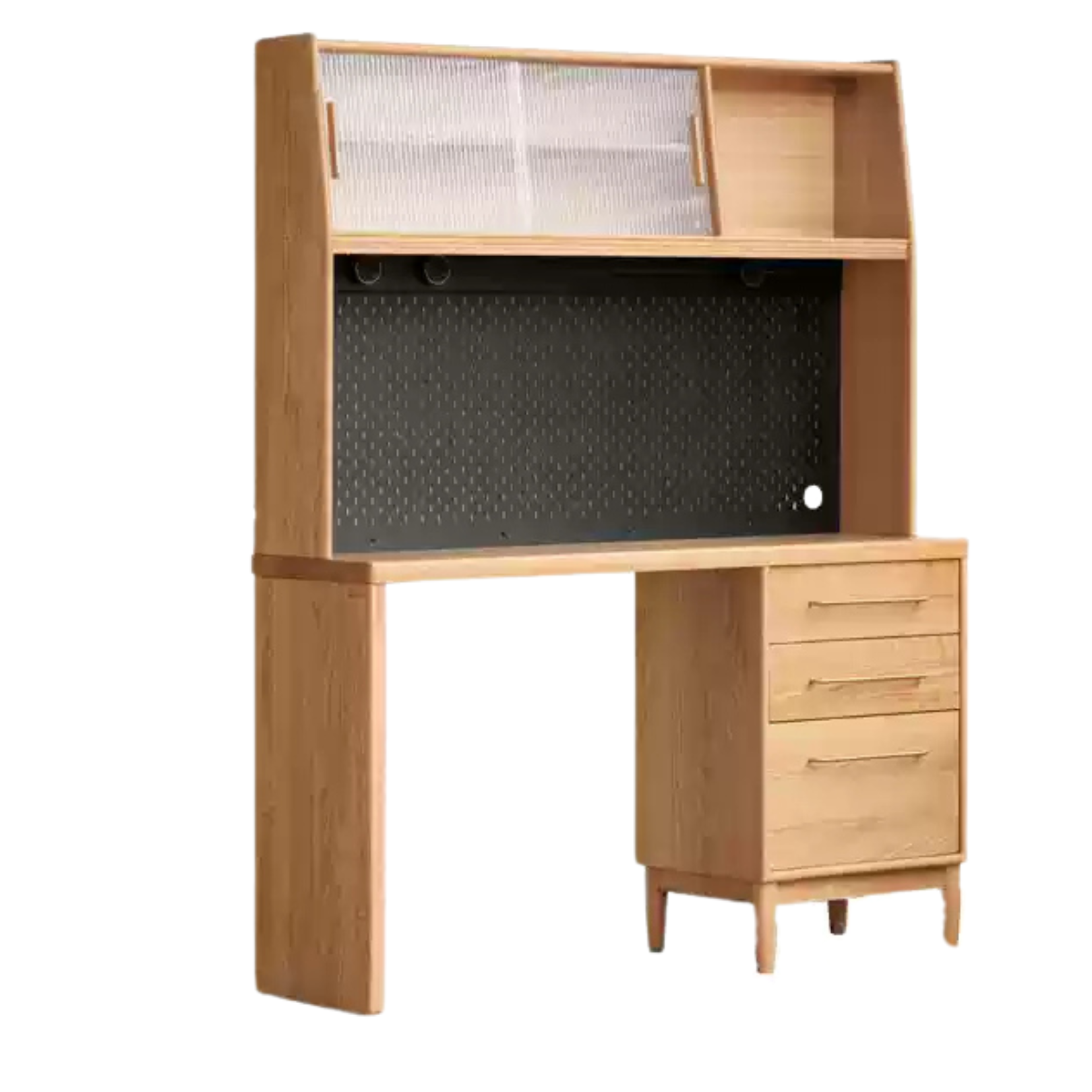 Oak Solid Wood Large Capacity Dining Sideboard