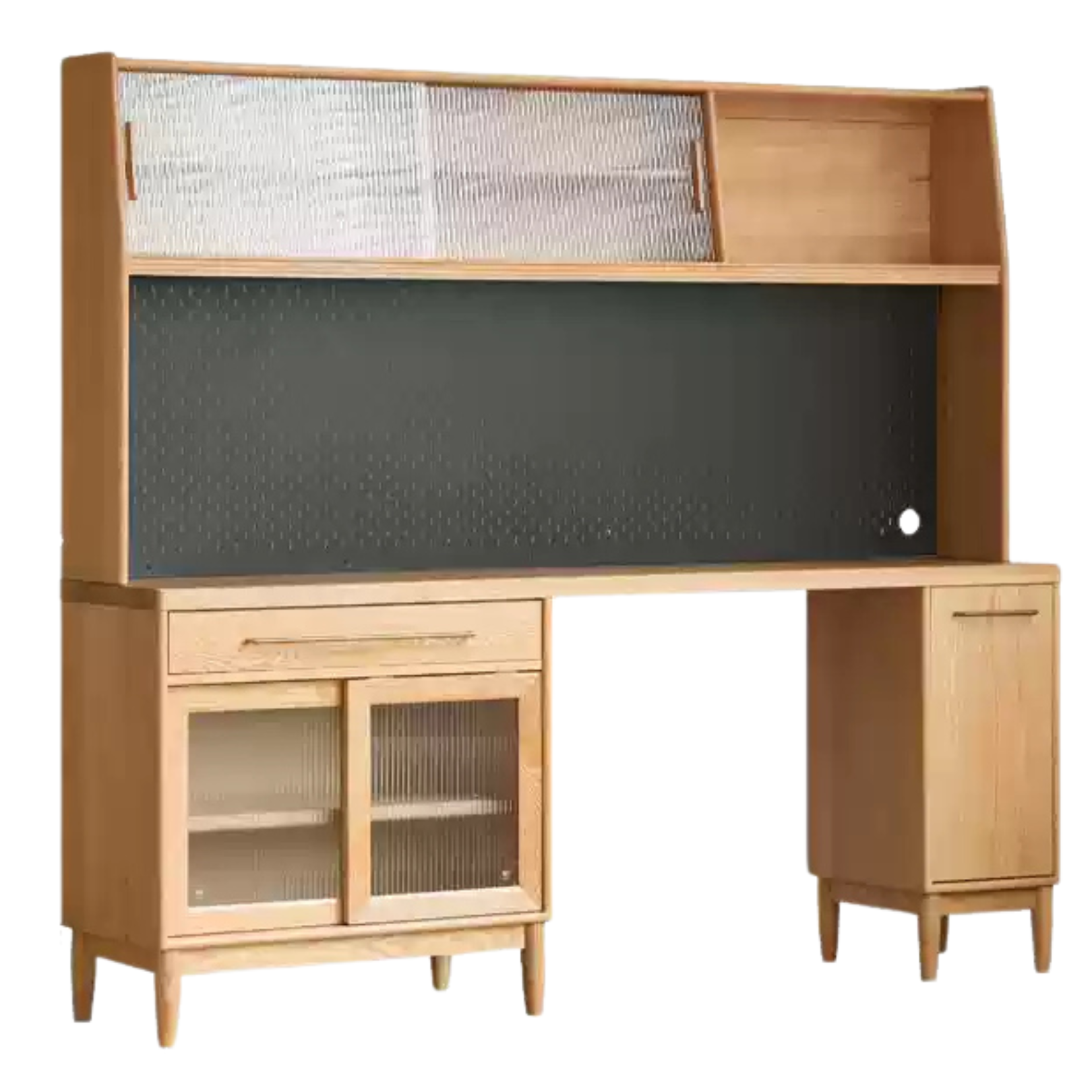 Oak Solid Wood Large Capacity Dining Sideboard