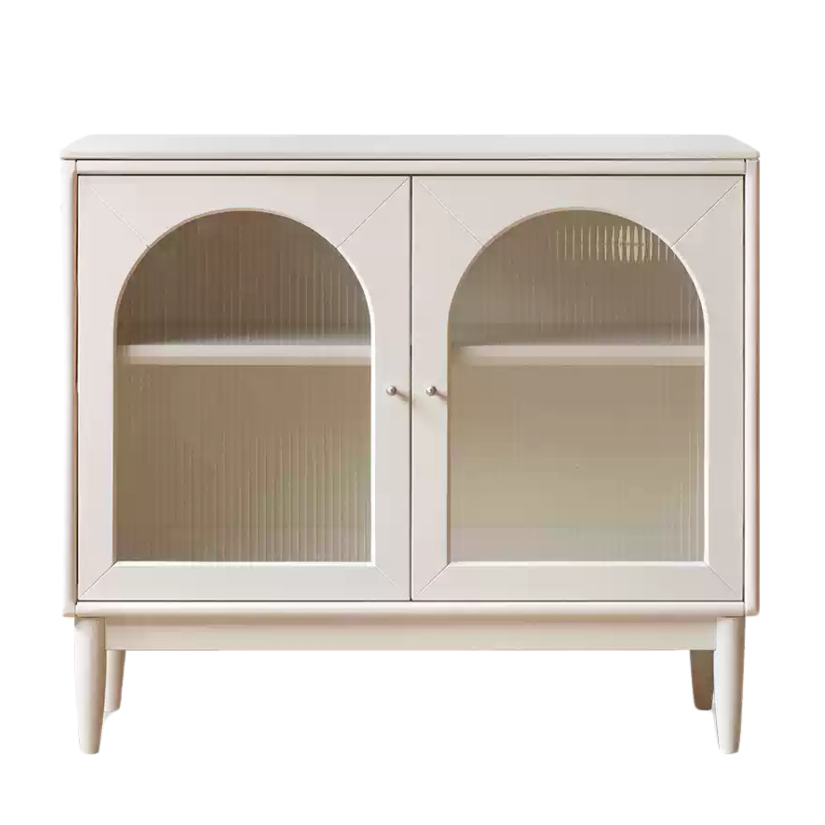 Poplar Solid Wood, Solid RubberWood French Cream Style Sideboard