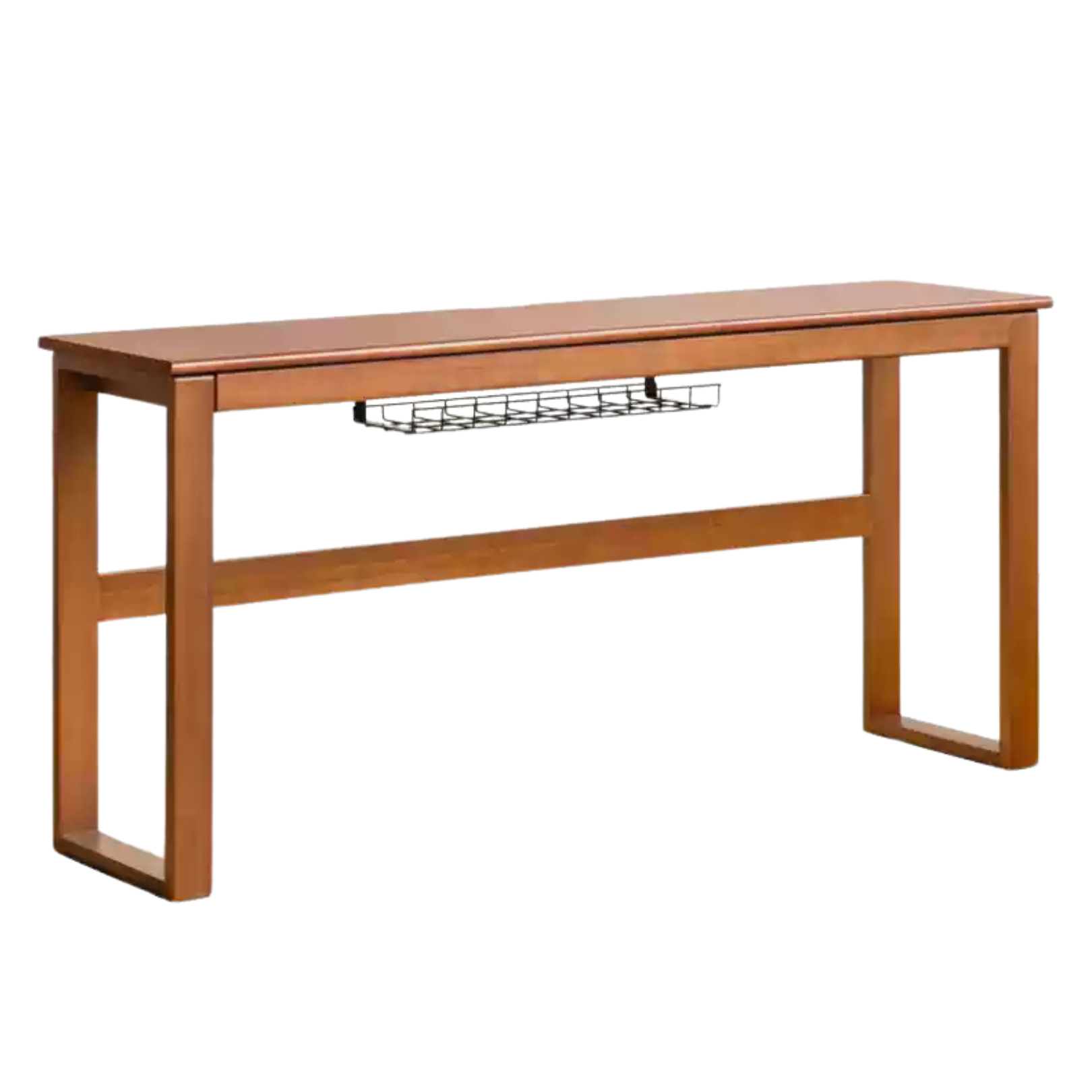 Poplar Solid Wood Narrow Office Desk.