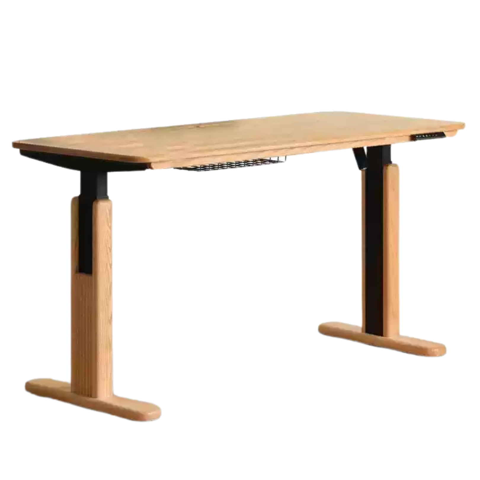 Oak, Ash Solid Wood Electric Lift Desk