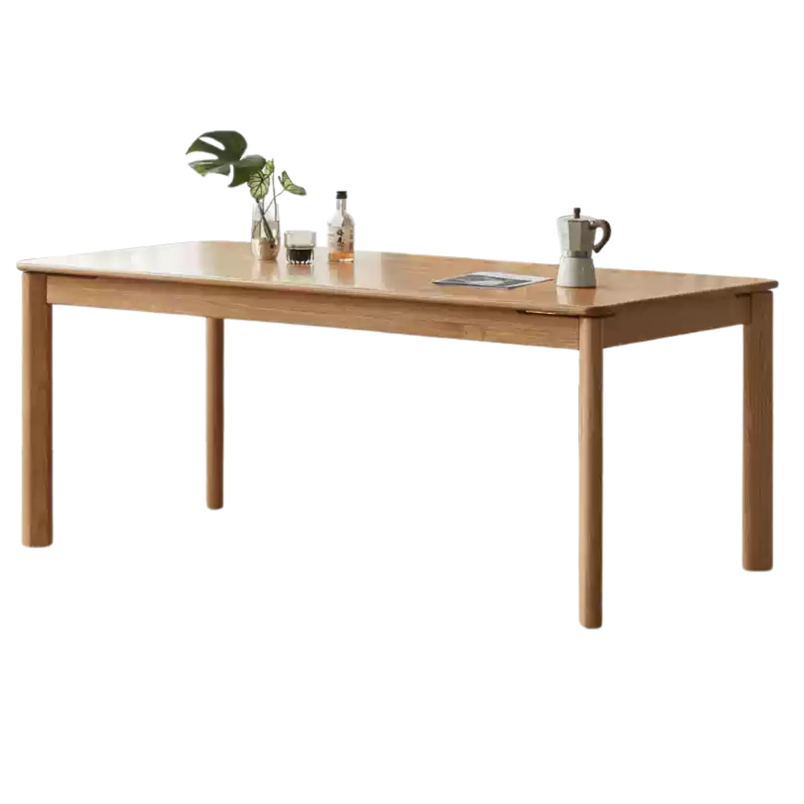 Ash, Oak Solid Wood Long Dining Table
