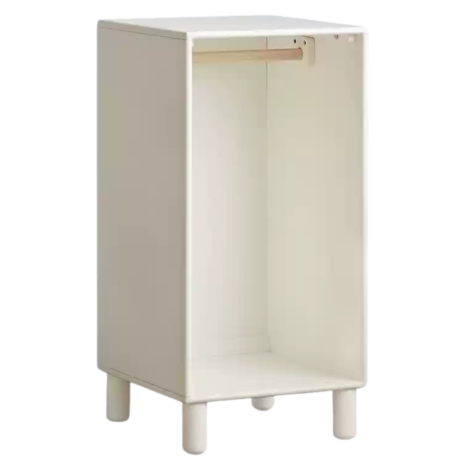 Rubber Solid Wood Children's Wardrobe Combination Storage Cabinet.