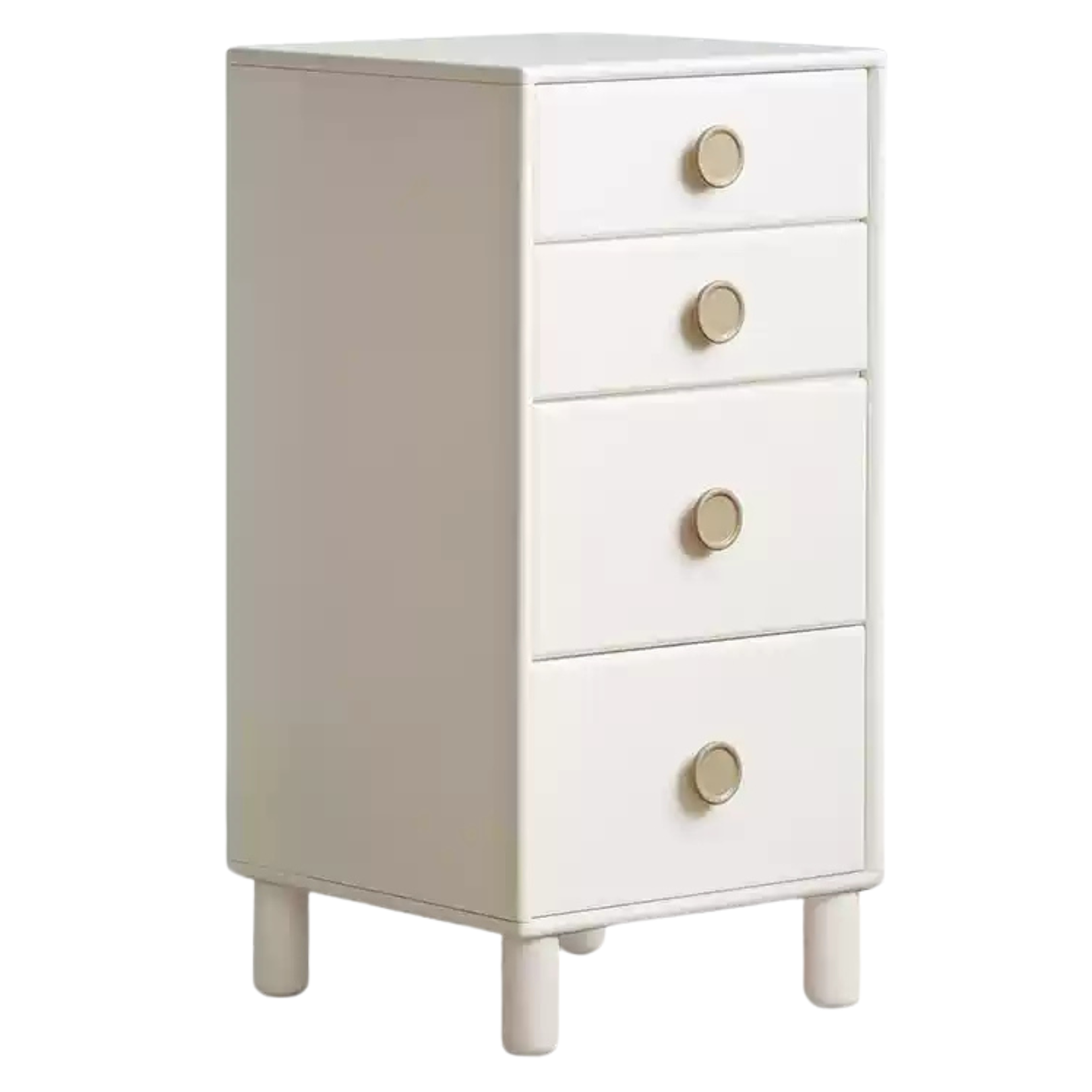 Rubber Solid Wood Children's Wardrobe Combination Storage Cabinet.